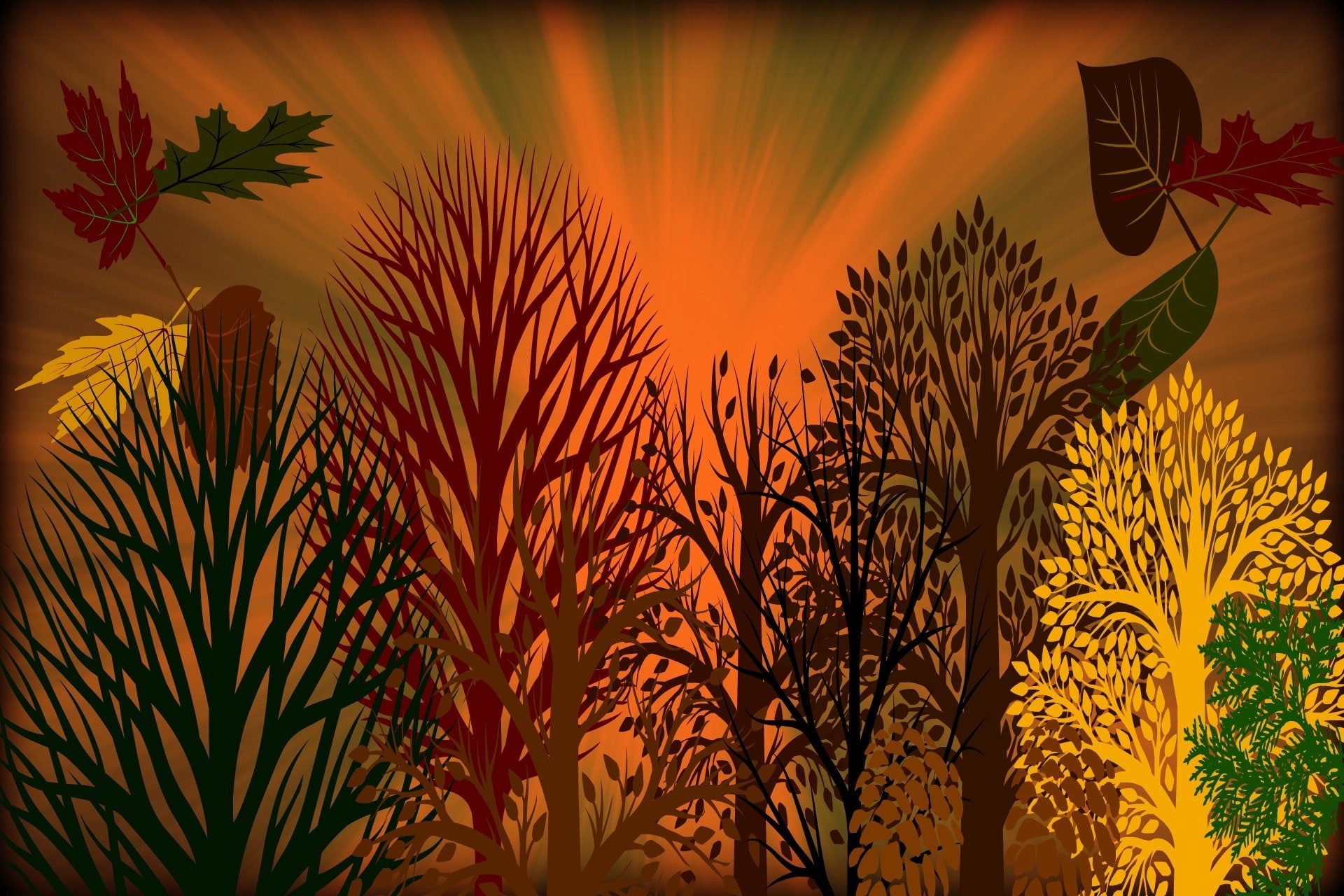 1080P, Abstract, ThanksGiving, HD Wallpaper