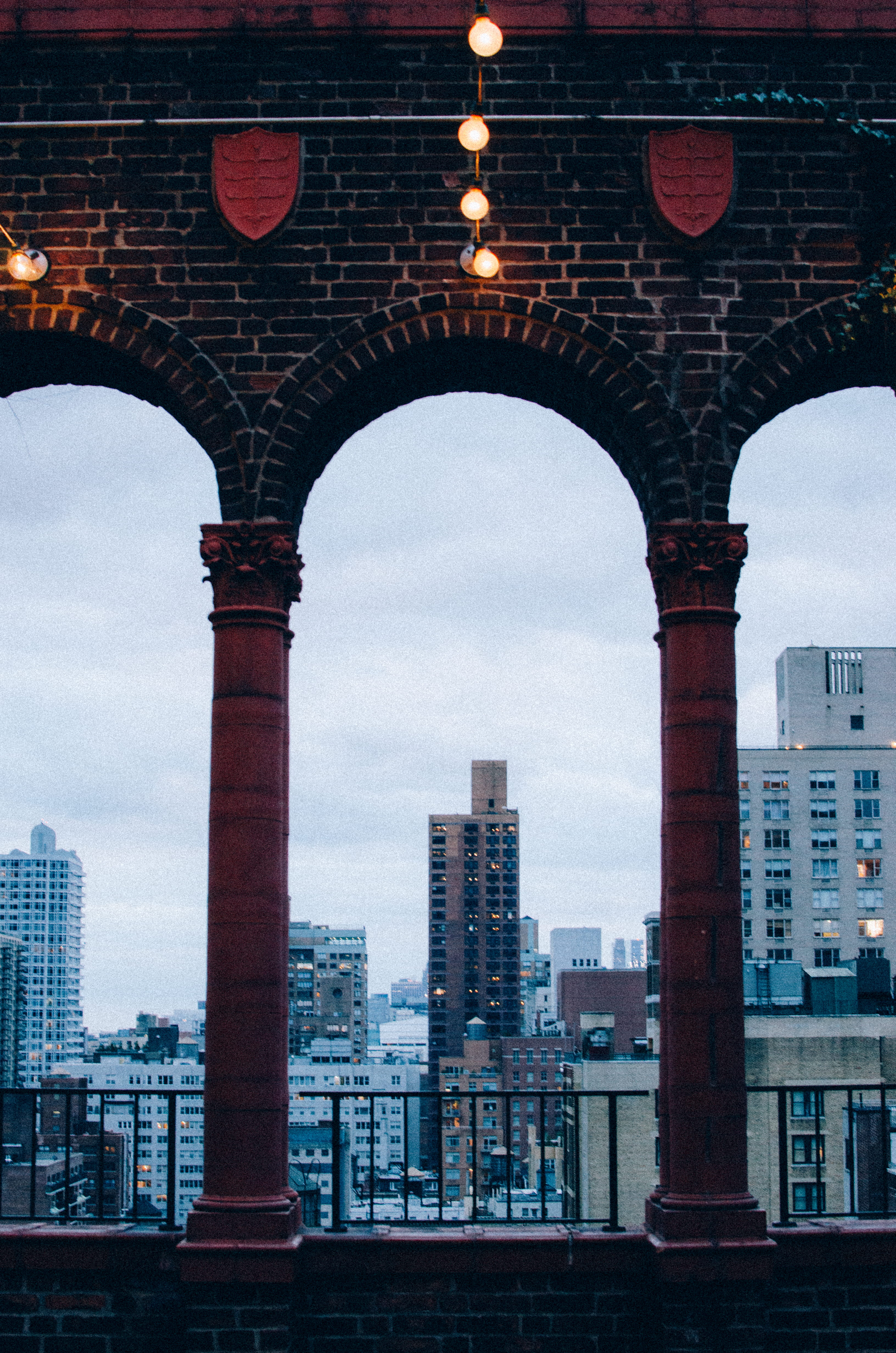 rooftop, day, architectural column, travel destinations, 4K, sky, tall - high, urberx, building, tourism, history, lights, travel, building exterior, low angle view, Phone HD Wallpaper