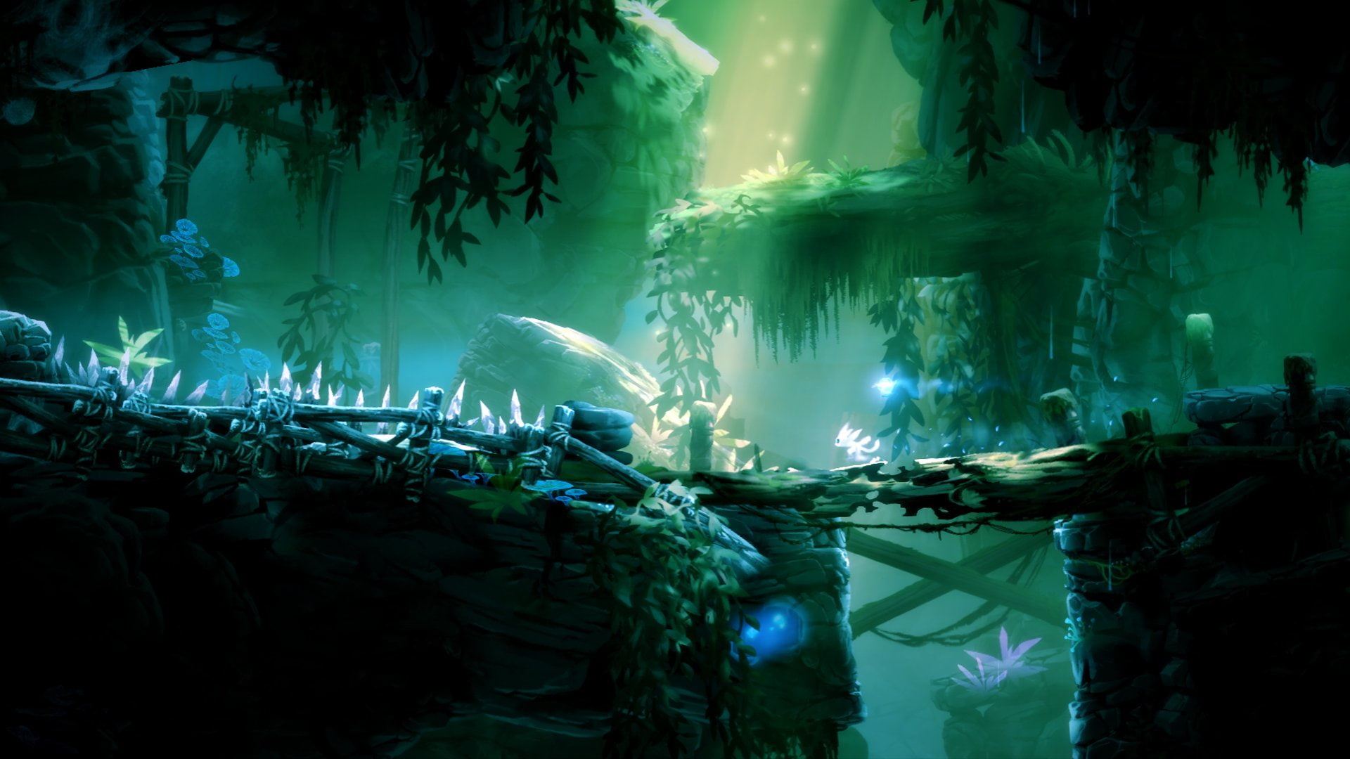 forest, fantasy, magic, blind, ori, adventure, 1080P, rpg, ori-blind-forest, action, 1oribf, HD Wallpaper