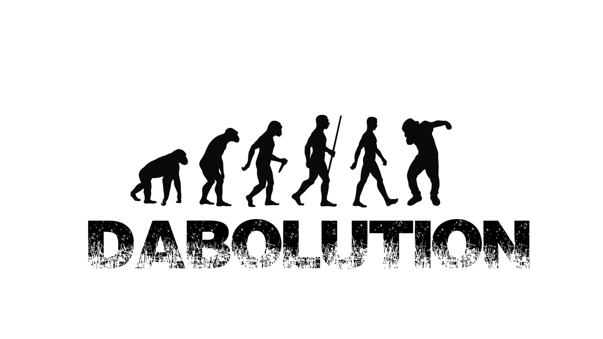 people, Human evolution, leisure activity, lifestyles, 1080P, togetherness, silhouette, Dabbing, text, standing, white background, digital composite, group of people, HD Wallpaper