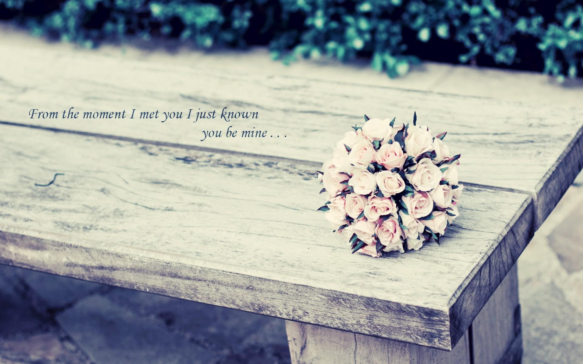 bouquet, beauty, rose, 1080P, photography, 3d and abstract, white, flowers, romance, know, words, love, pink, HD Wallpaper