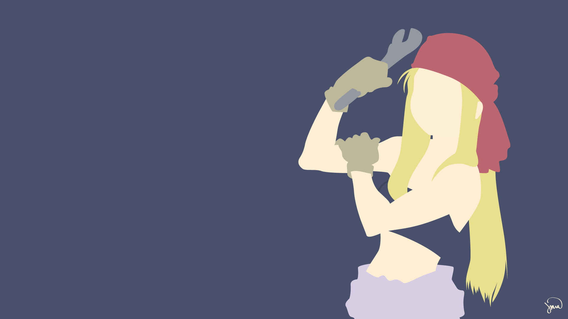 1080P, Rockbell Winry, Full Metal Alchemist, anime girls, HD Wallpaper