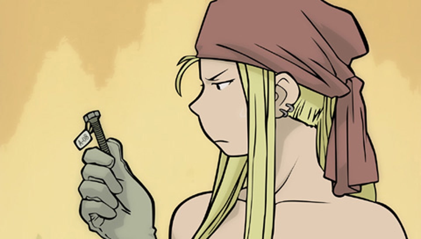 full, 720P, Rockbell Winry, rockbell, Fullmetal Alchemist, art, metal, anime, alchemist, fullmetal, hd, winry, HD Wallpaper