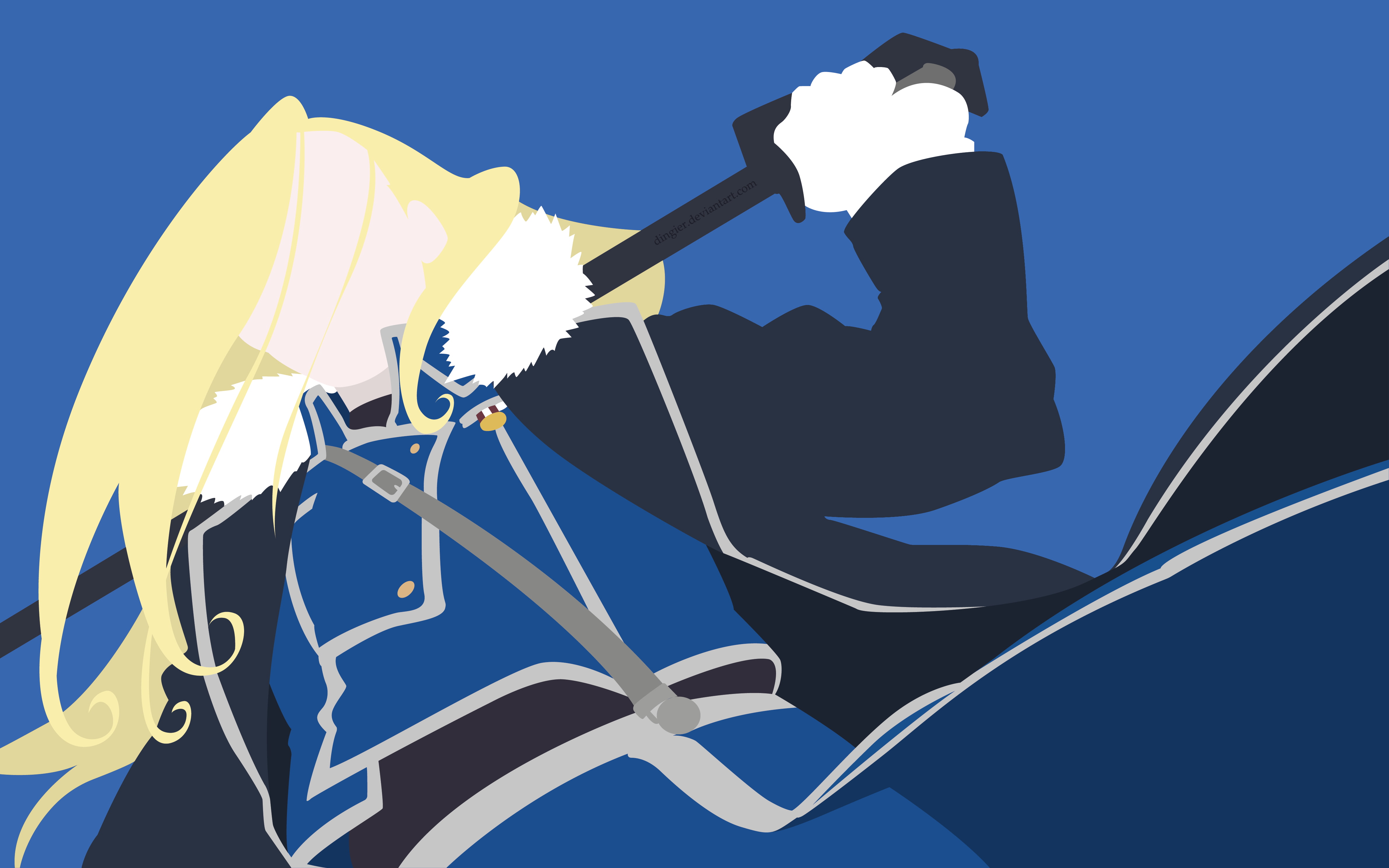 Olivier Mira Armstrong, FullMetal Alchemist, 4K, HD Wallpaper