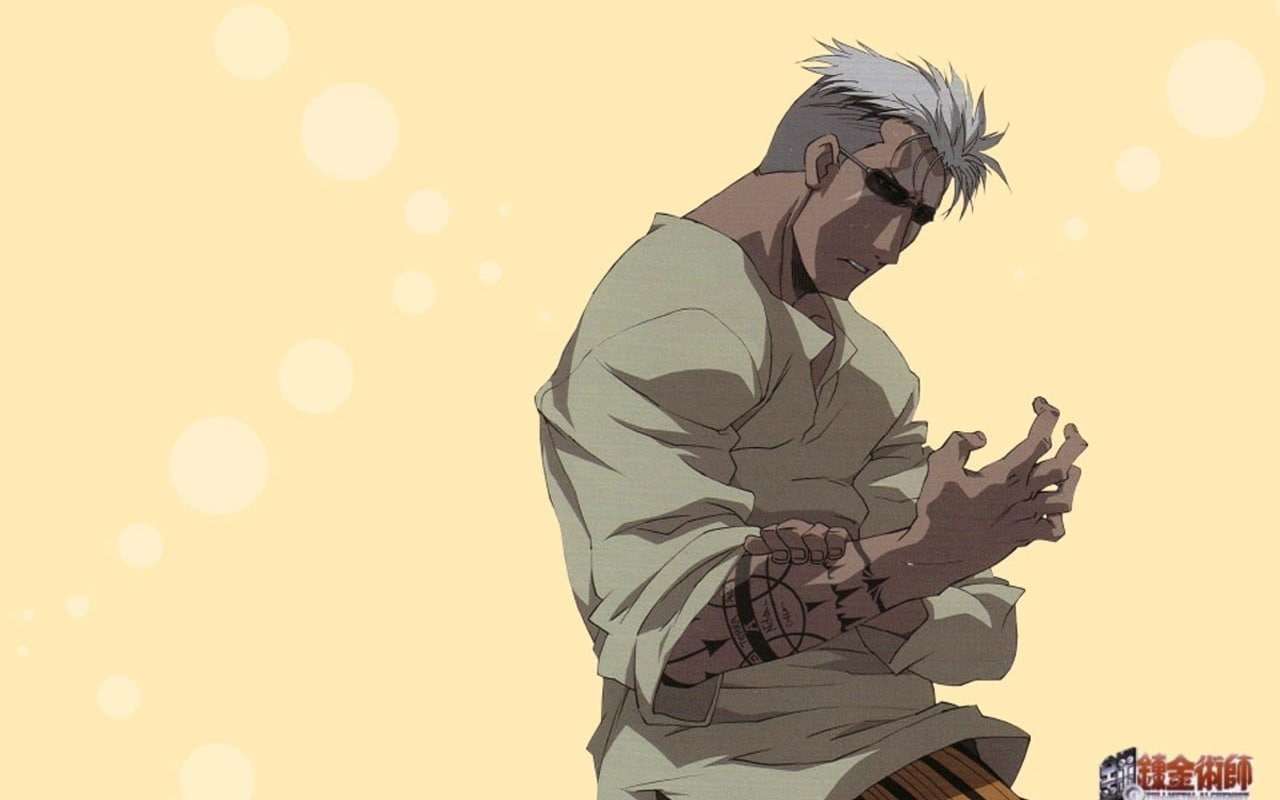 fma, x, full, anime, 720P, scar, alchemist, MALE, background, hd, simple, art, fullmetal, metal, Fullmetal Alchemist, HD Wallpaper