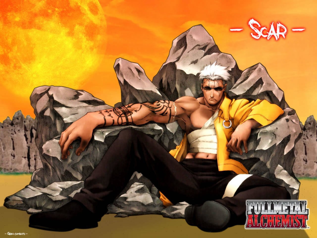 720P, FullMetal Alchemist, Scar (FullMetal Alchemist), HD Wallpaper