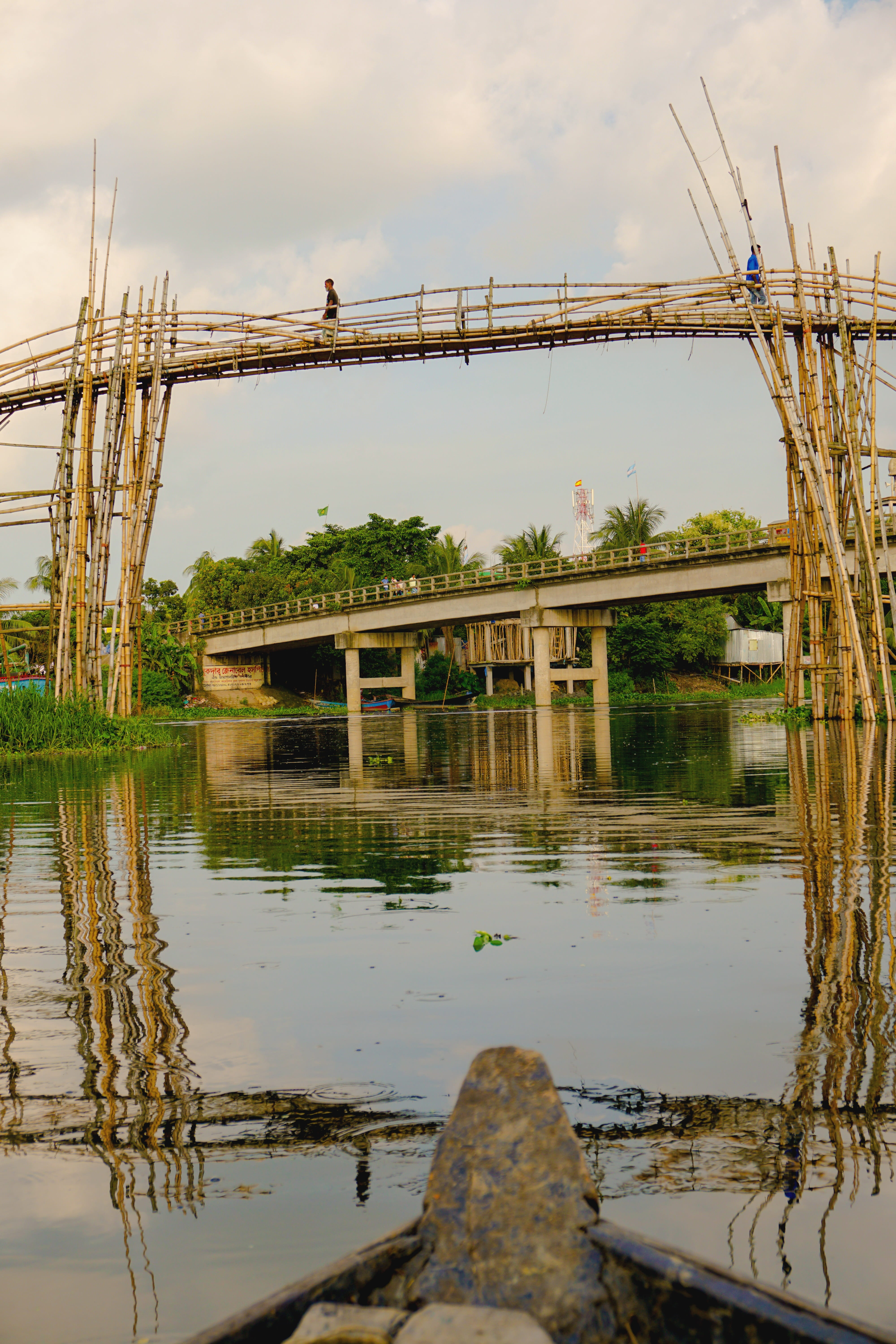 bangladesh, breeze, best places, day, river, creative, architecture, scenery, bangladesh river, travel in beautiful, plant, clouds, no people, nature, landscape, Phone HD Wallpaper