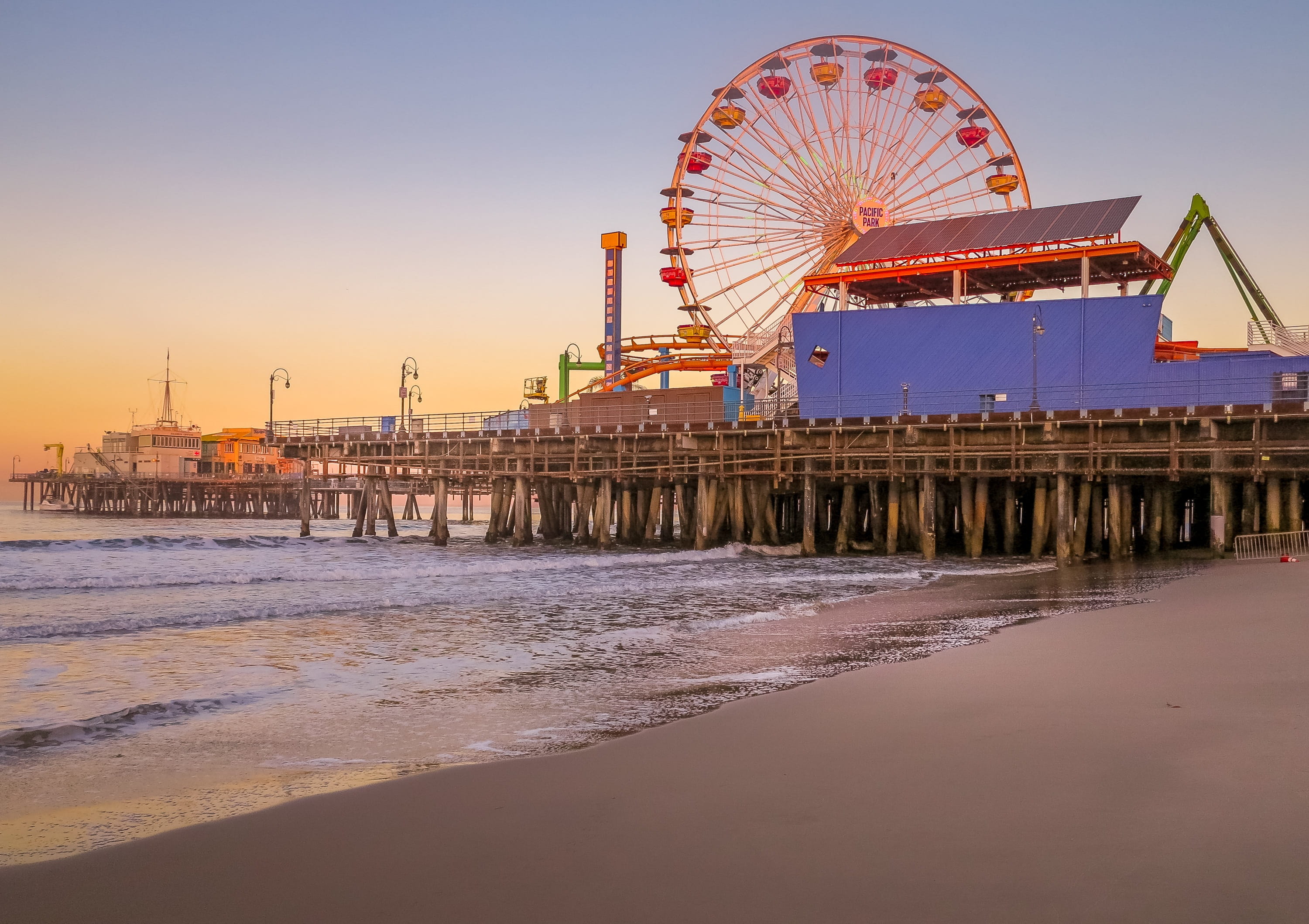 water, structure, landmark, no people, arts culture and entertainment, travel destinations, nature, building exterior, california, building, sky, sea, landscape, HD Wallpaper