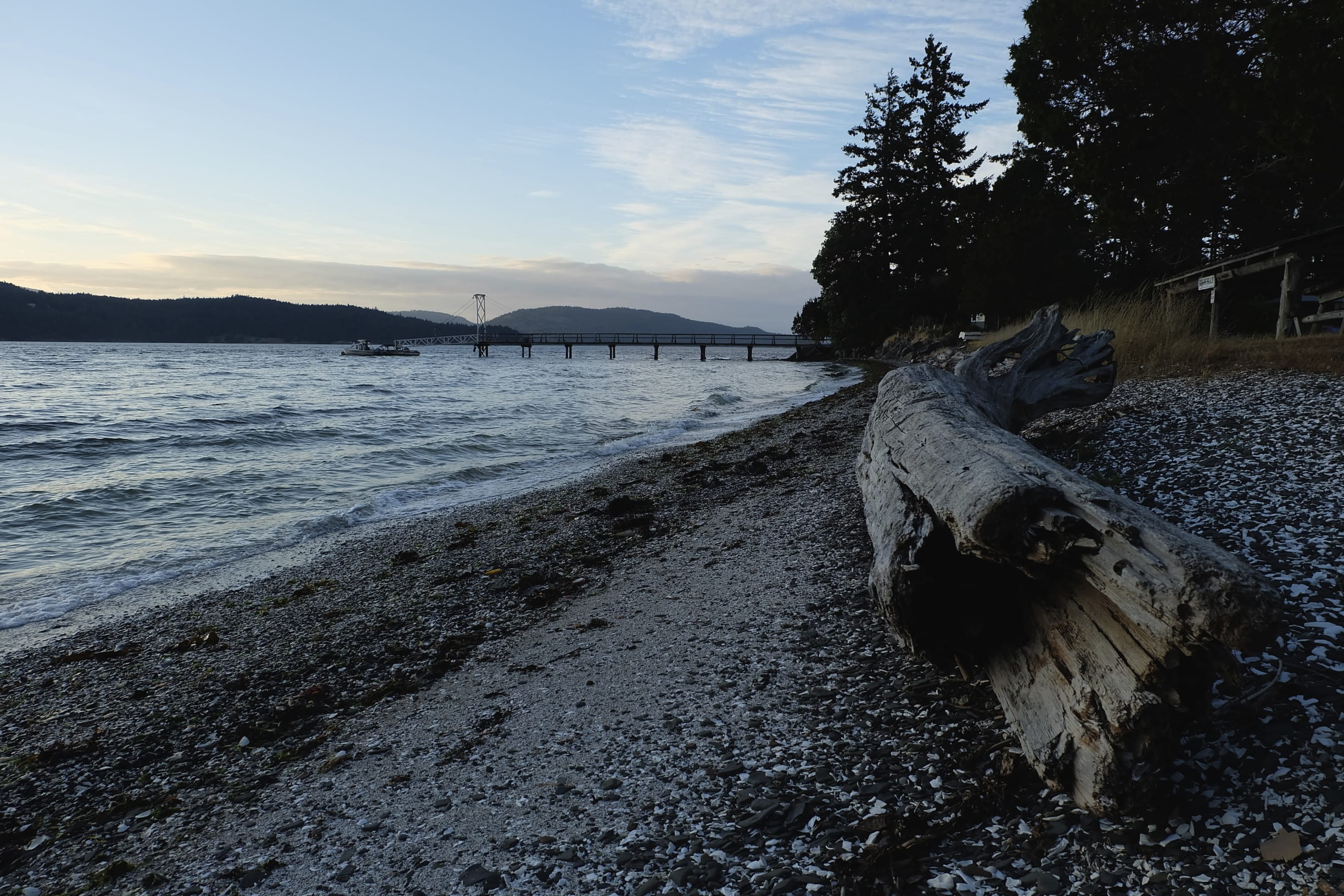 1080P, camping, beauty in nature, camp, sunset, sea, outdoors, tree, campground, tranquility, landscape, brown, non-urban scene, lake, water, plant, seaside, HD Wallpaper