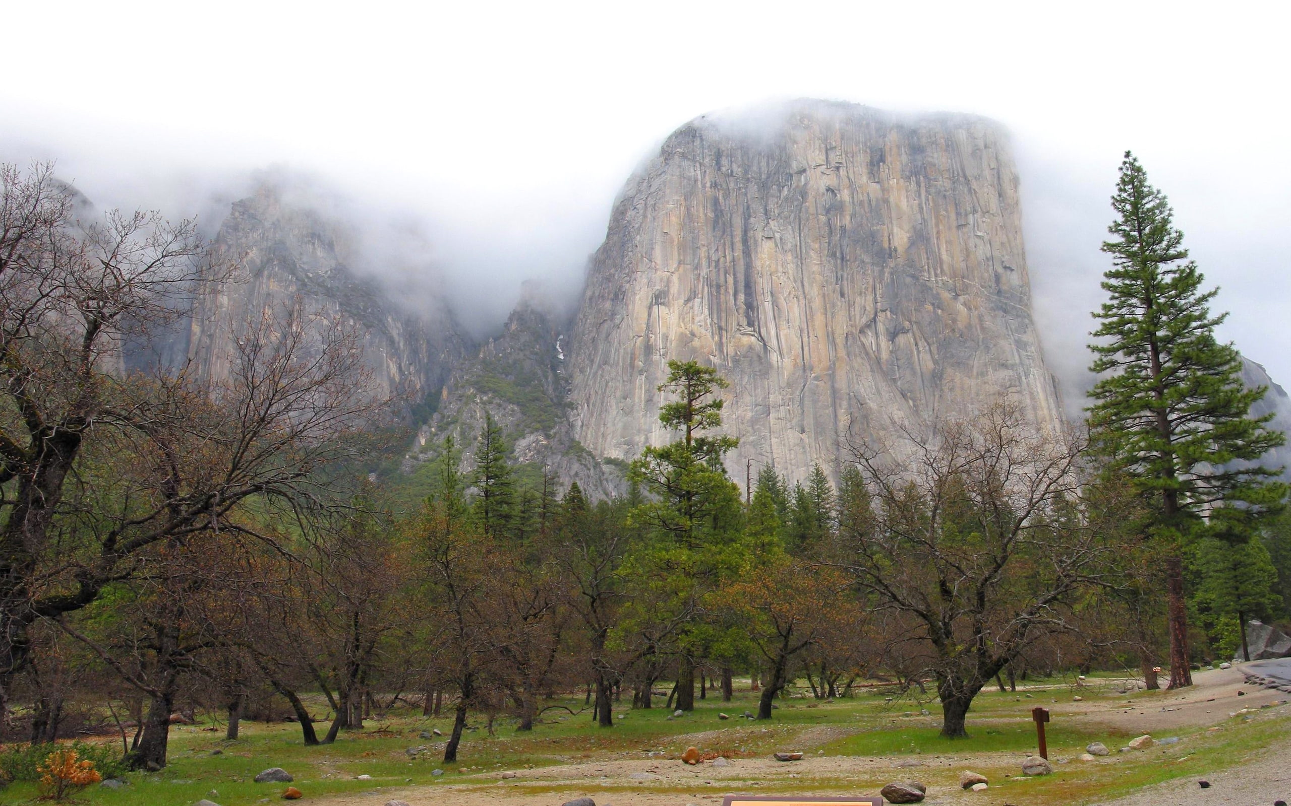 national, el, yosemite, capitan, park, mist, cali, 2K, HD Wallpaper