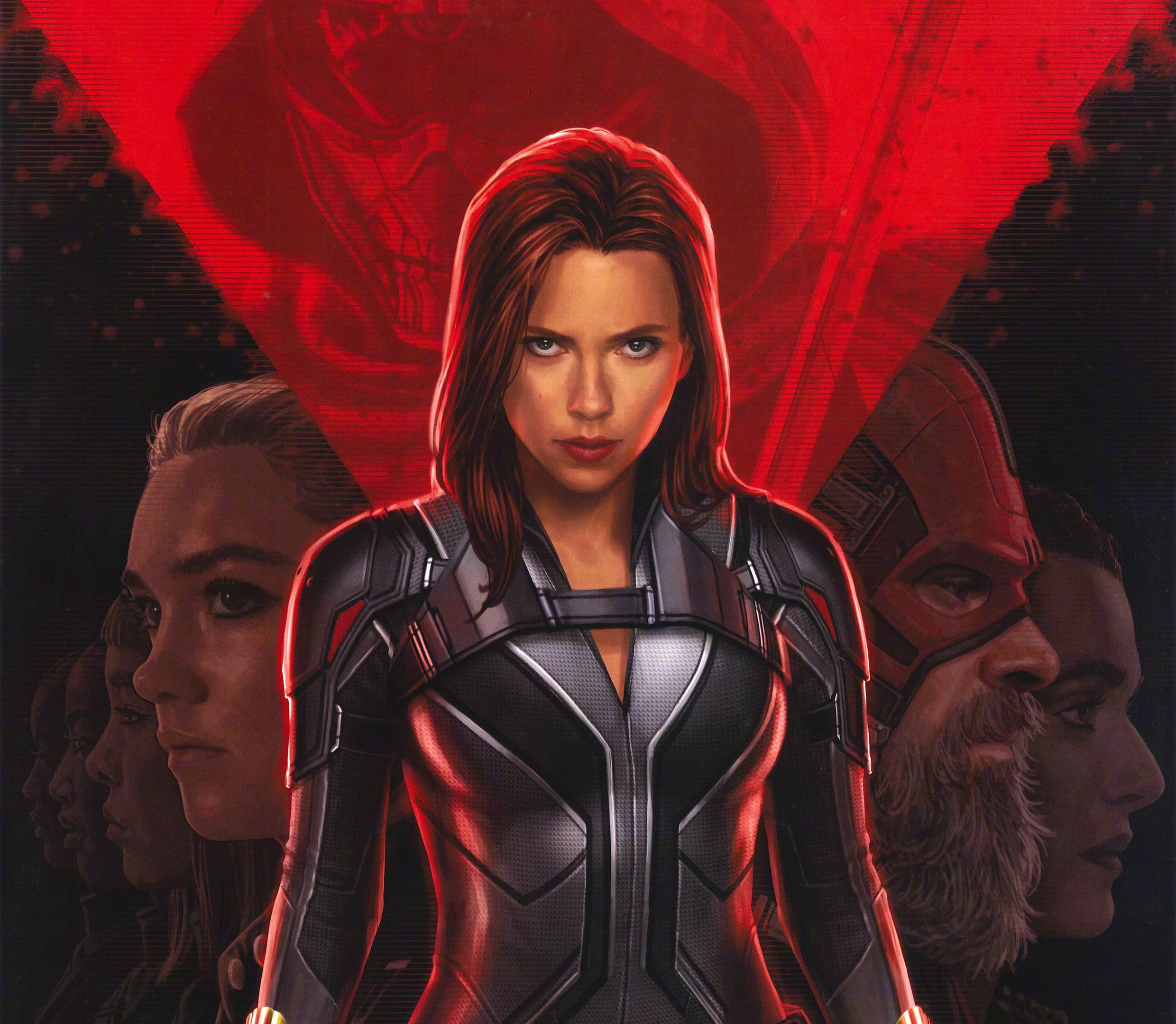 Scarlett Johansson, Movie, Black Widow, 1080P, David Harbour, Red Guardian (Marvel Comics), Rachel Weisz, Yelena Belova, Taskmaster (Marvel Comics), Florence, HD Wallpaper