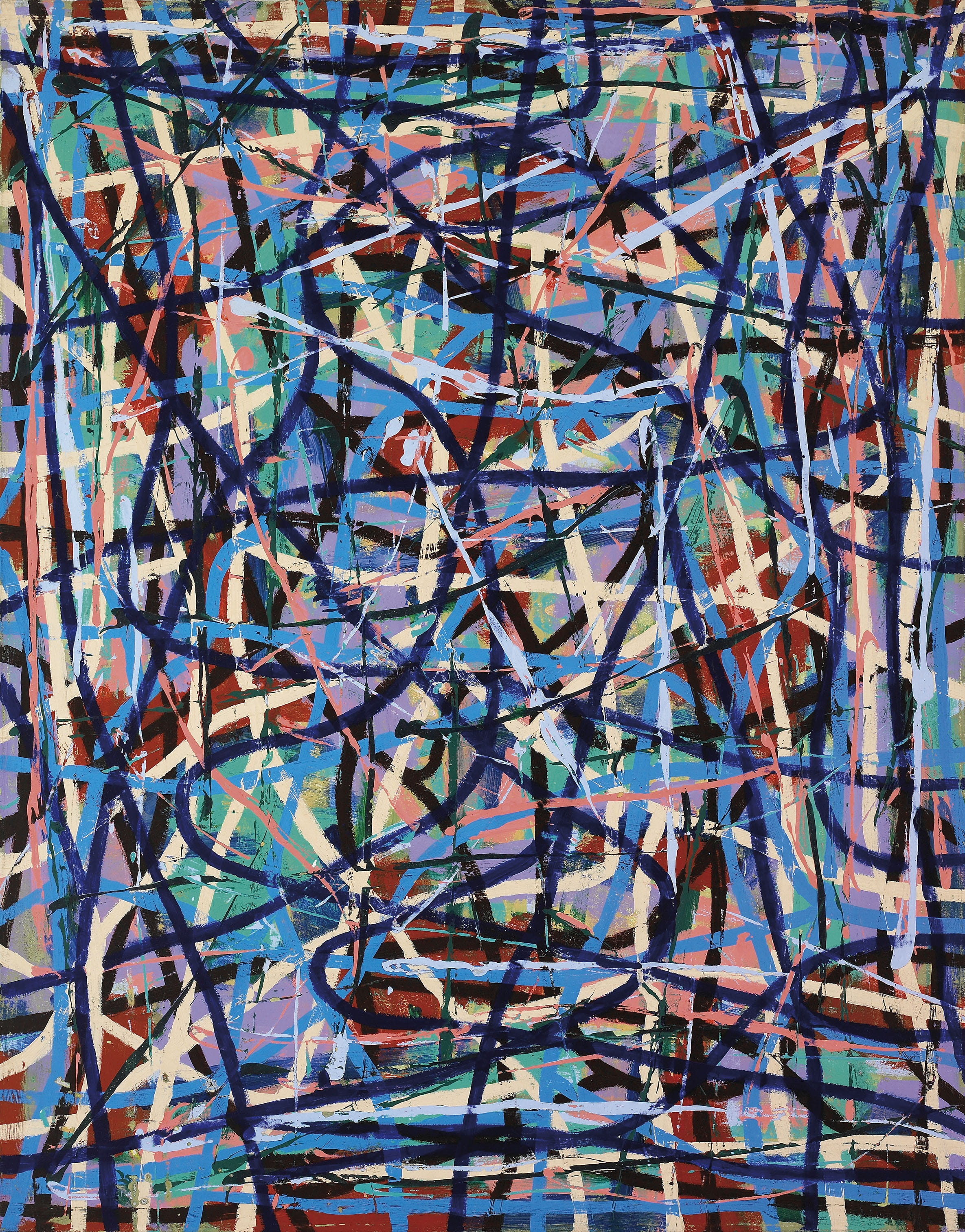 indoors, spanish artist, painting, acrylic on canvas, art, art and culture, artist of barcelona, messy, new york artist, abundance, abstract, backgrounds, Phone HD Wallpaper