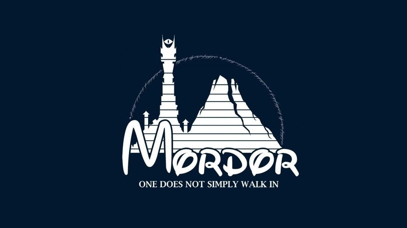 minimalism, artwork, humor, 720P, Disney, simple, Middle-earth: Mordor, HD Wallpaper