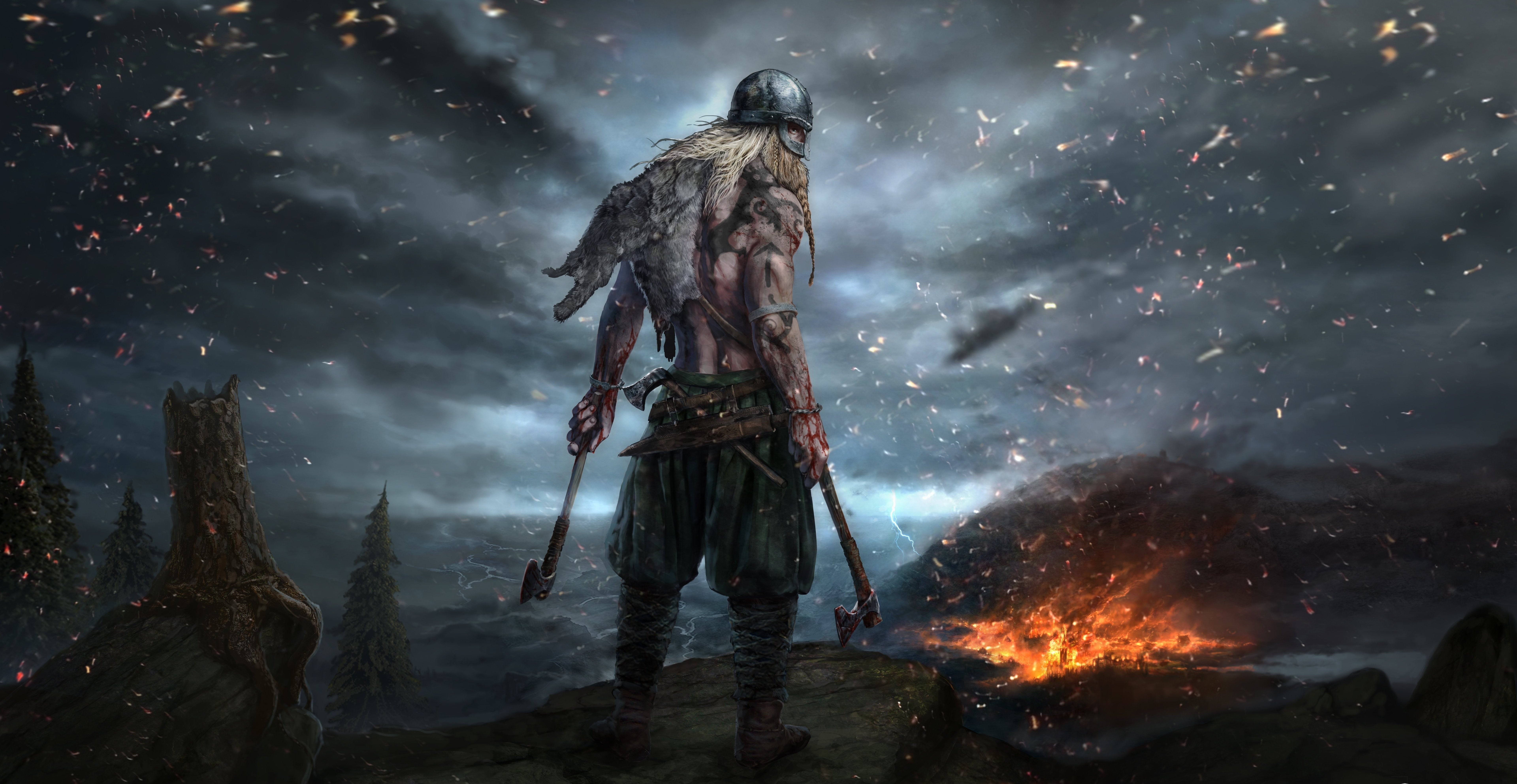 8K, digital, game, Ancestors, 4K, 8K, HD Wallpaper