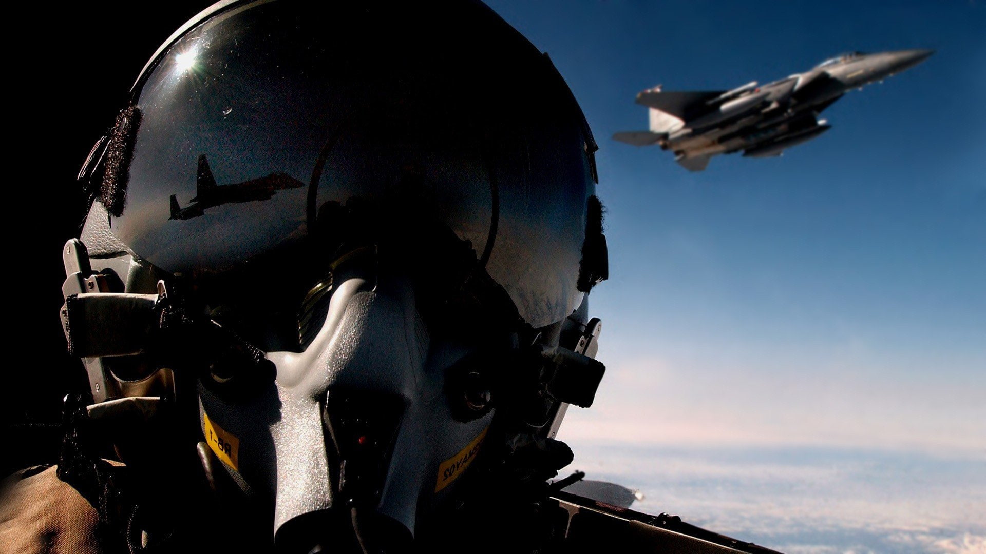 aircraft, eagle, fighter, 1080P, pilot, f15, HD Wallpaper