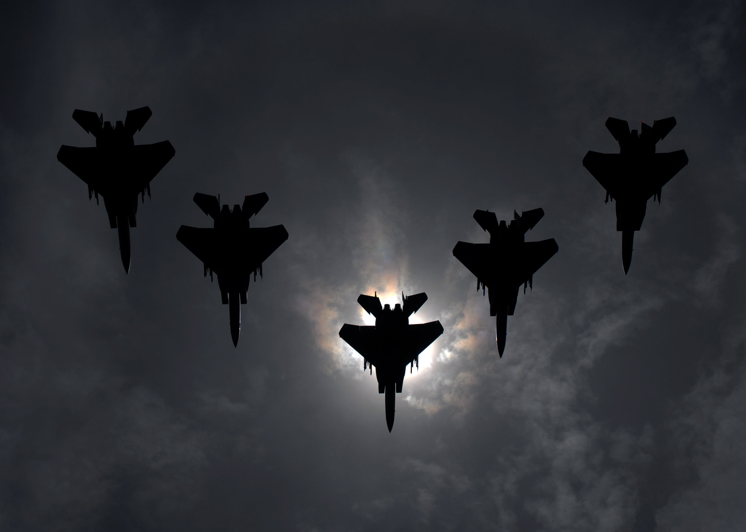 vertebrate, togetherness, douglas, motion, no people, mid-air, f, air vehicle, low angle view, spread wings, Aircrafts / Planes, night, flying, bird, mcdonnell, HD Wallpaper