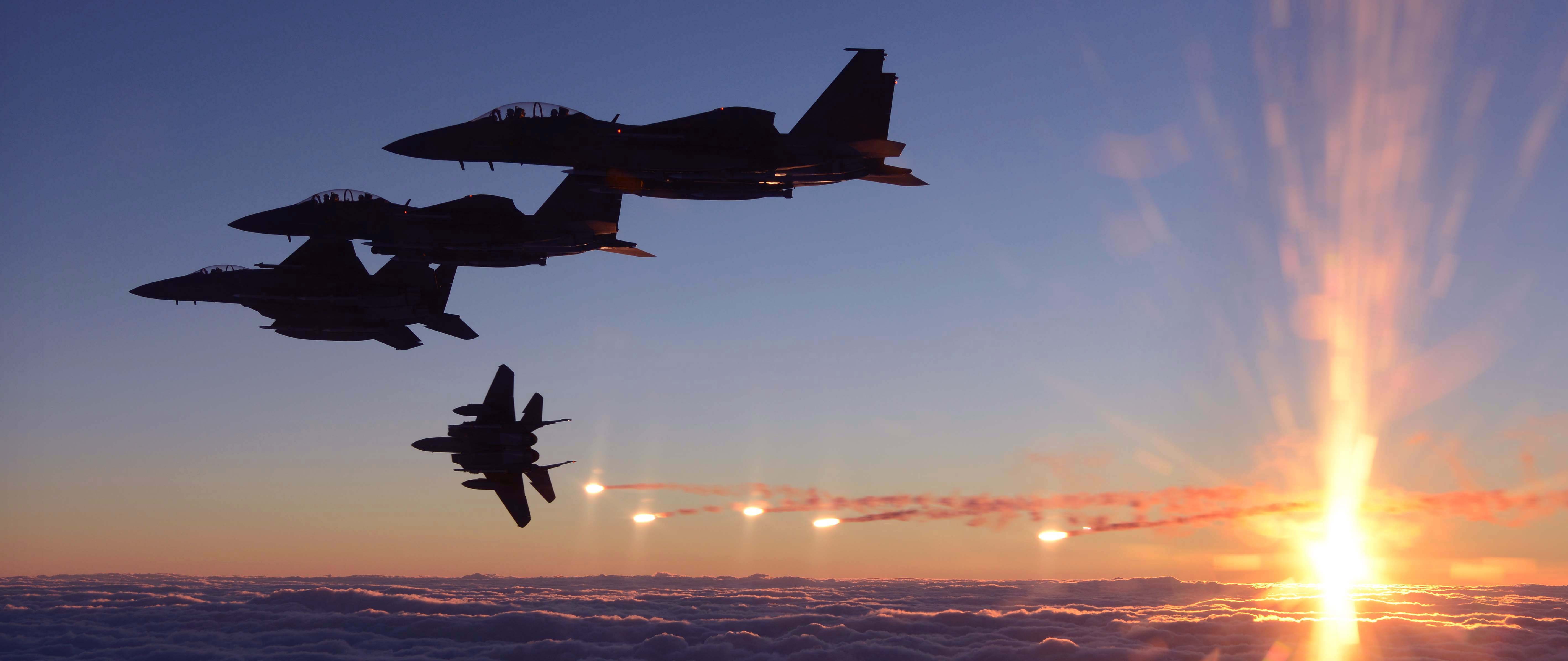 5K, mcdonnell douglas f 15e strike eagle, HD Wallpaper