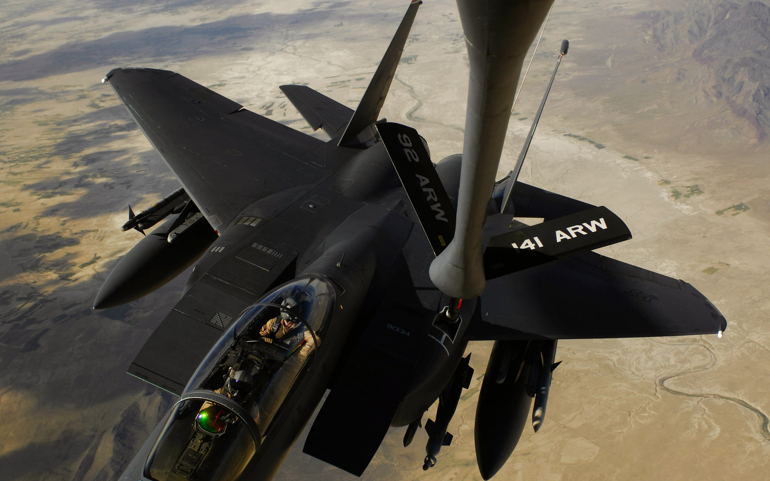 Jet Fighters, 2K, Airplane, McDonnell Douglas F-15E Strike Eagle, HD Wallpaper
