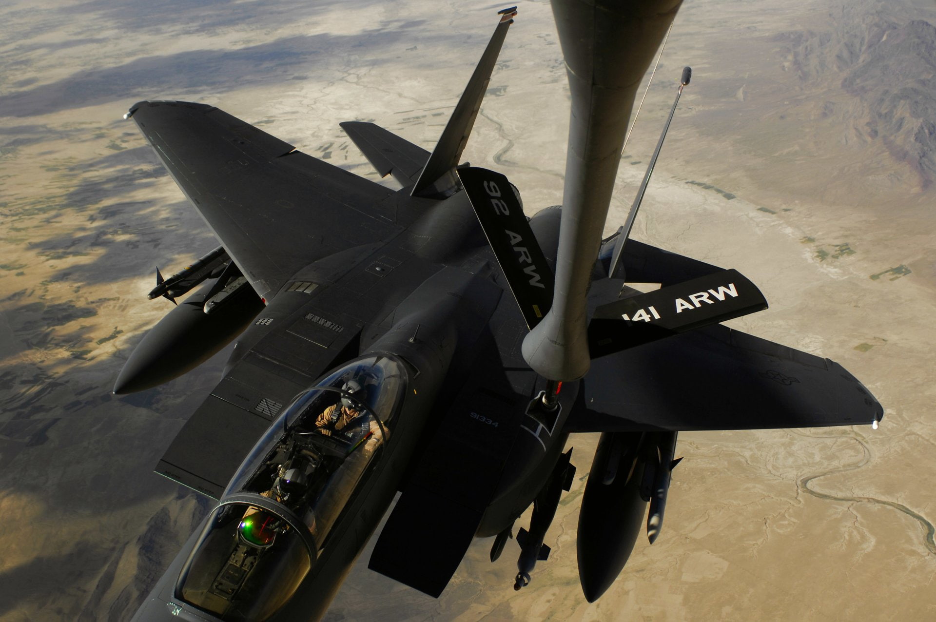 McDonnell Douglas F-15E Strike Eagle, Aircraft, Warplane, Military, 1080P, Airplane, Jet Fighters, HD Wallpaper