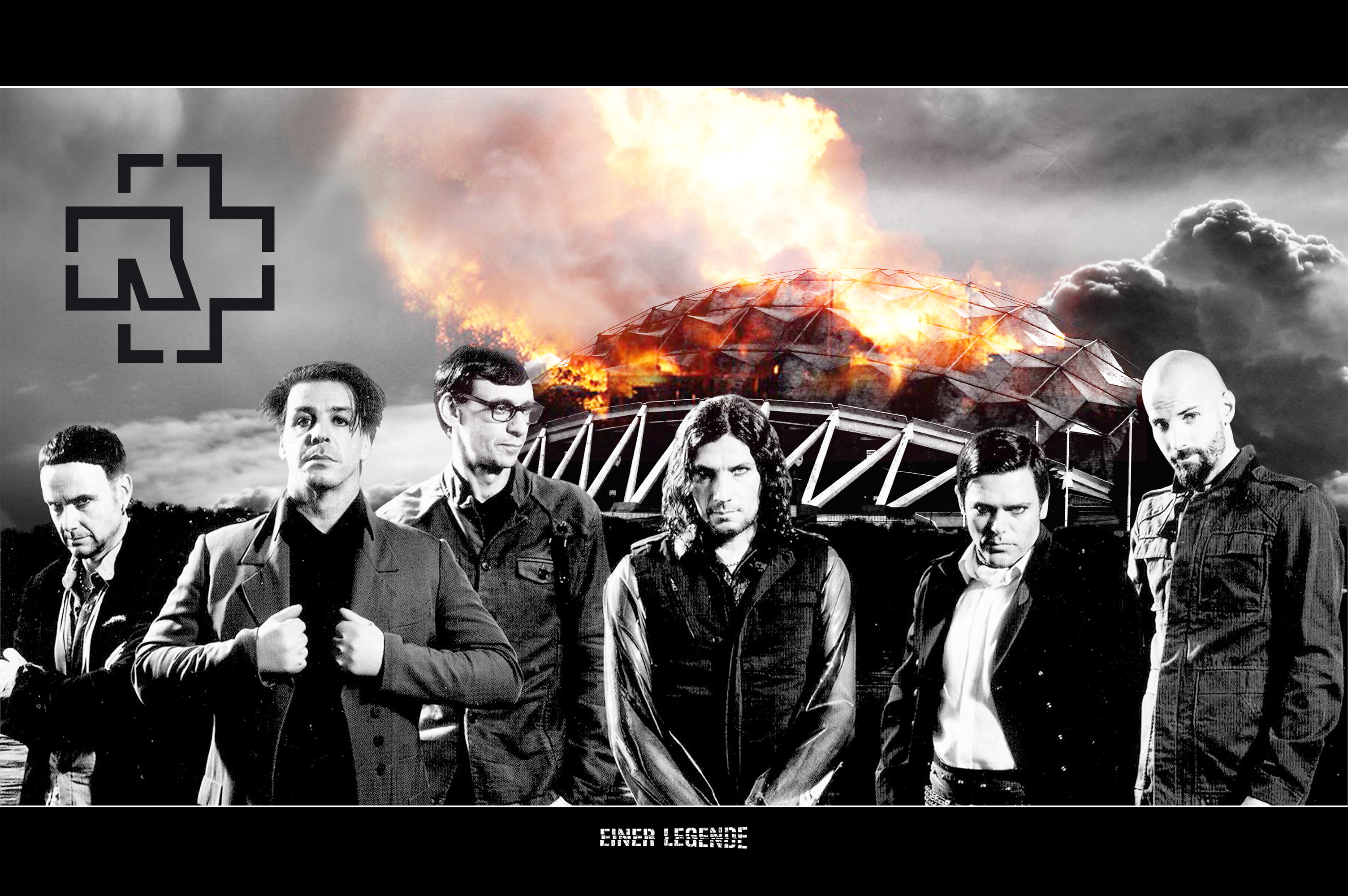 industrial, rammstein, metal, heavy, 2K, HD Wallpaper