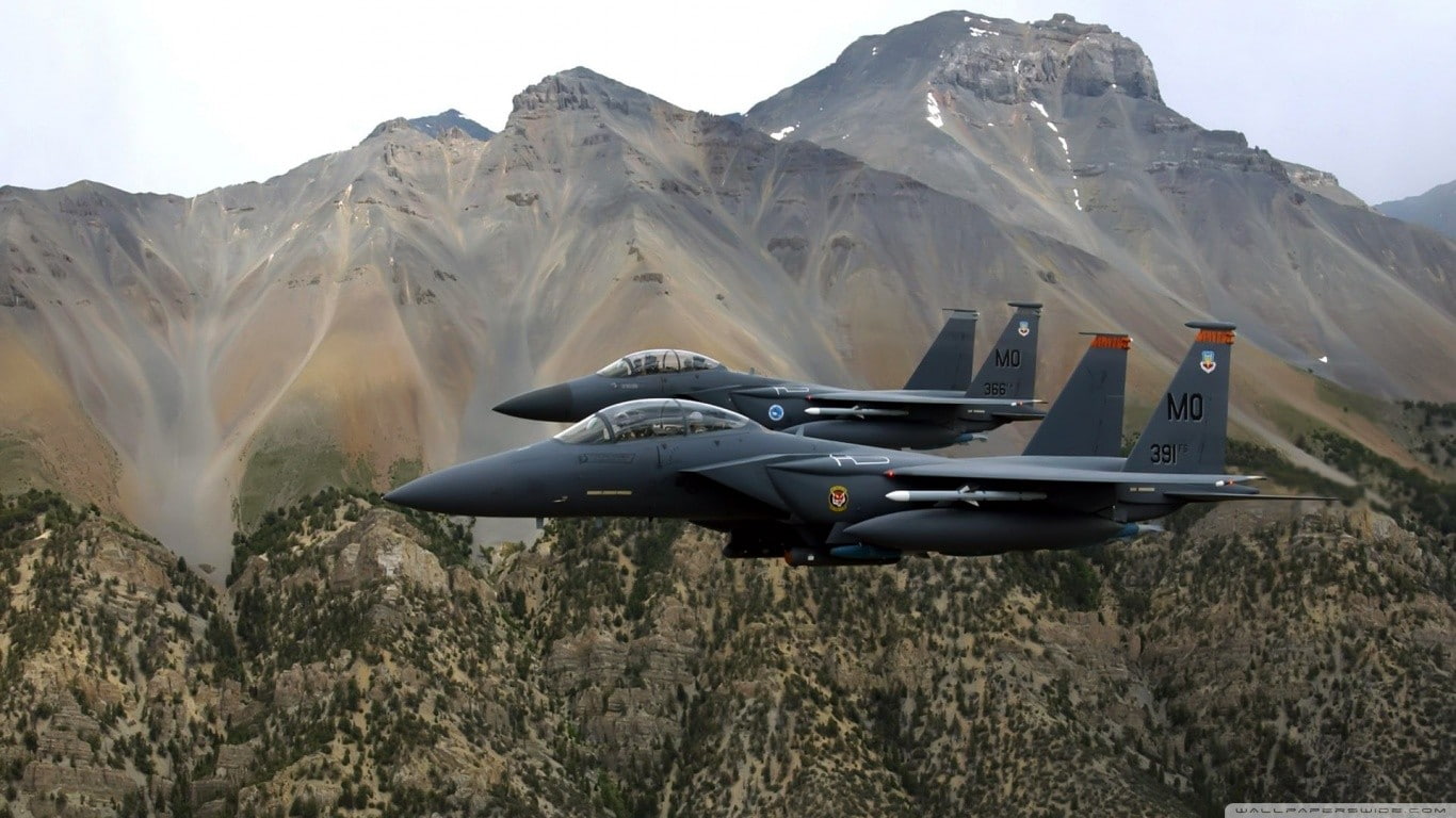 aircraft, F 15 Strike Eagle, 720P, airplane, HD Wallpaper