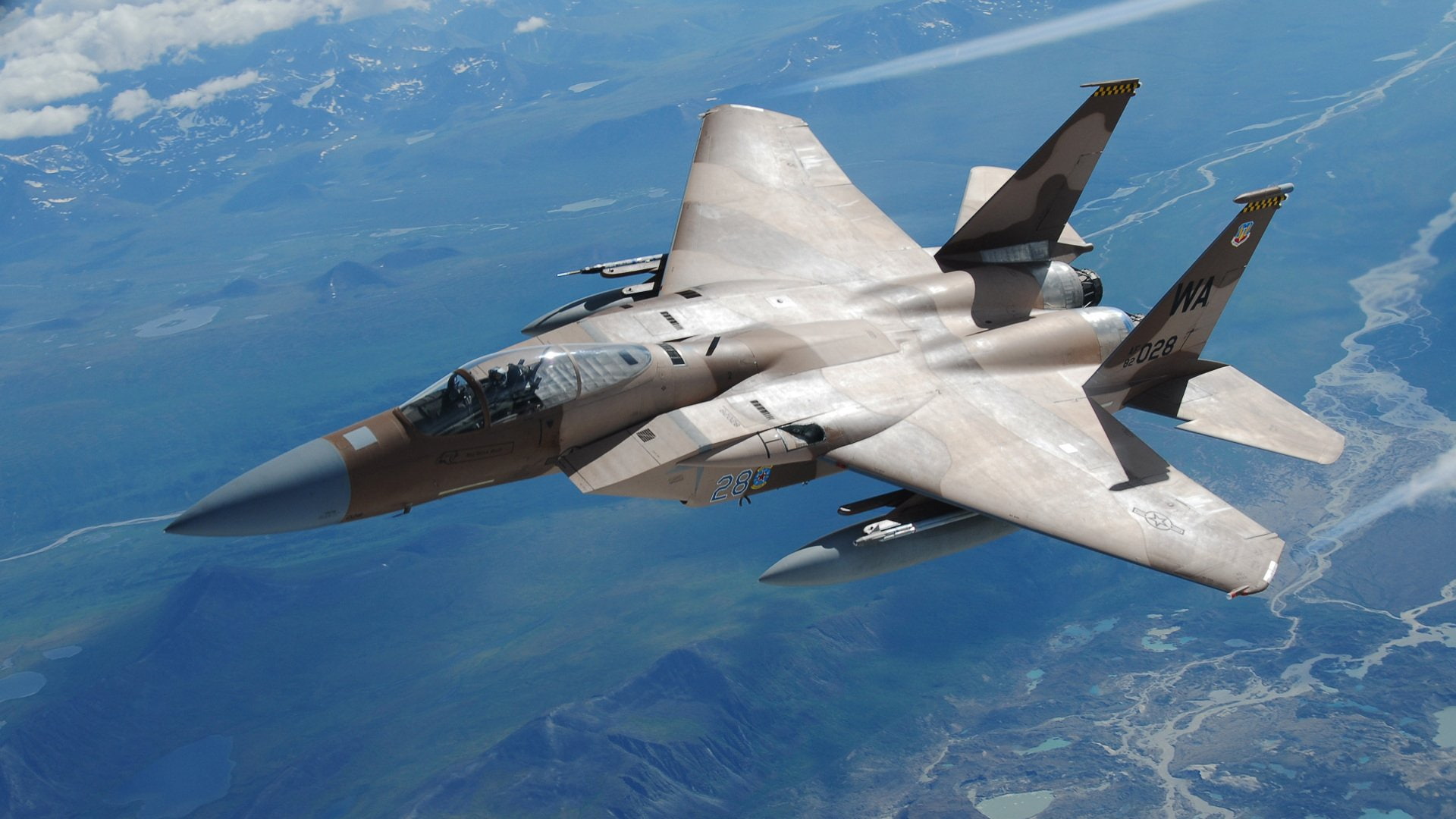 1080P, Jet Fighters, fighter, gray, McDonnell Douglas F-15 Eagle, aircraft, HD Wallpaper
