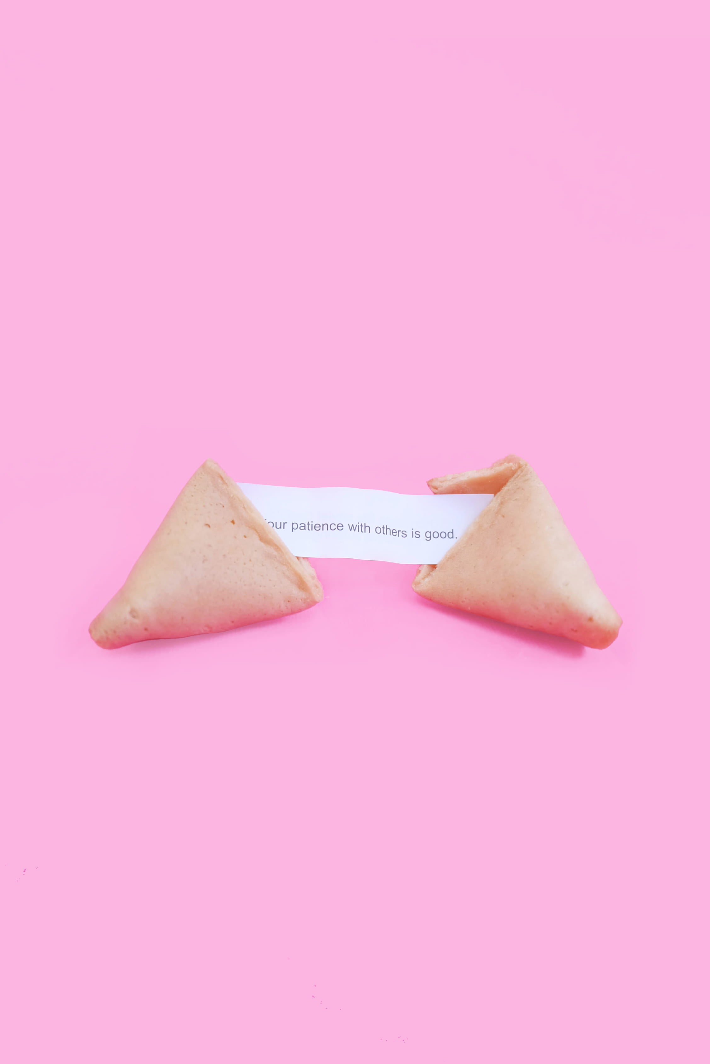 food, studio shot, paper, others, colored background, fortune cookie, blank, cut out, empty, inspiration, no people, good, cookie, minimalism, minimal, Phone HD Wallpaper