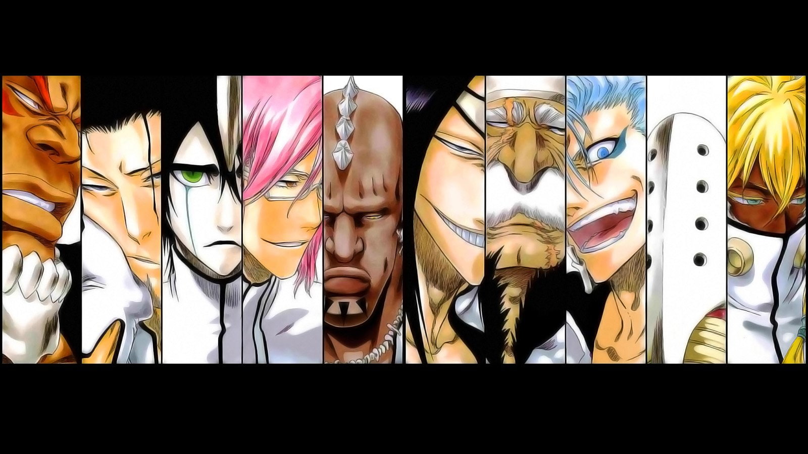 Bleach, Zommari Rureaux, Ulquiorra Cifer, Baraggan Louisenbairn, Tier Halibel, Nnoitra Gilga, Szayelaporro Granz, Grimmjow Jaegerjaquez, 720P, Aaroniero Arruruerie, HD Wallpaper