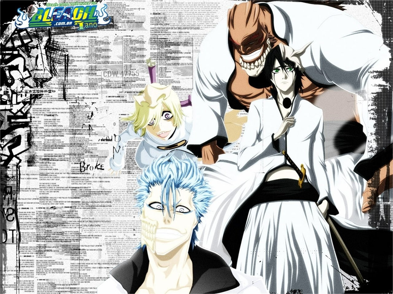 720P, Wonderweiss Margela, Yammy Llargo, Grimmjow Jaegerjaquez, Bleach, Ulquiorra Cifer, HD Wallpaper