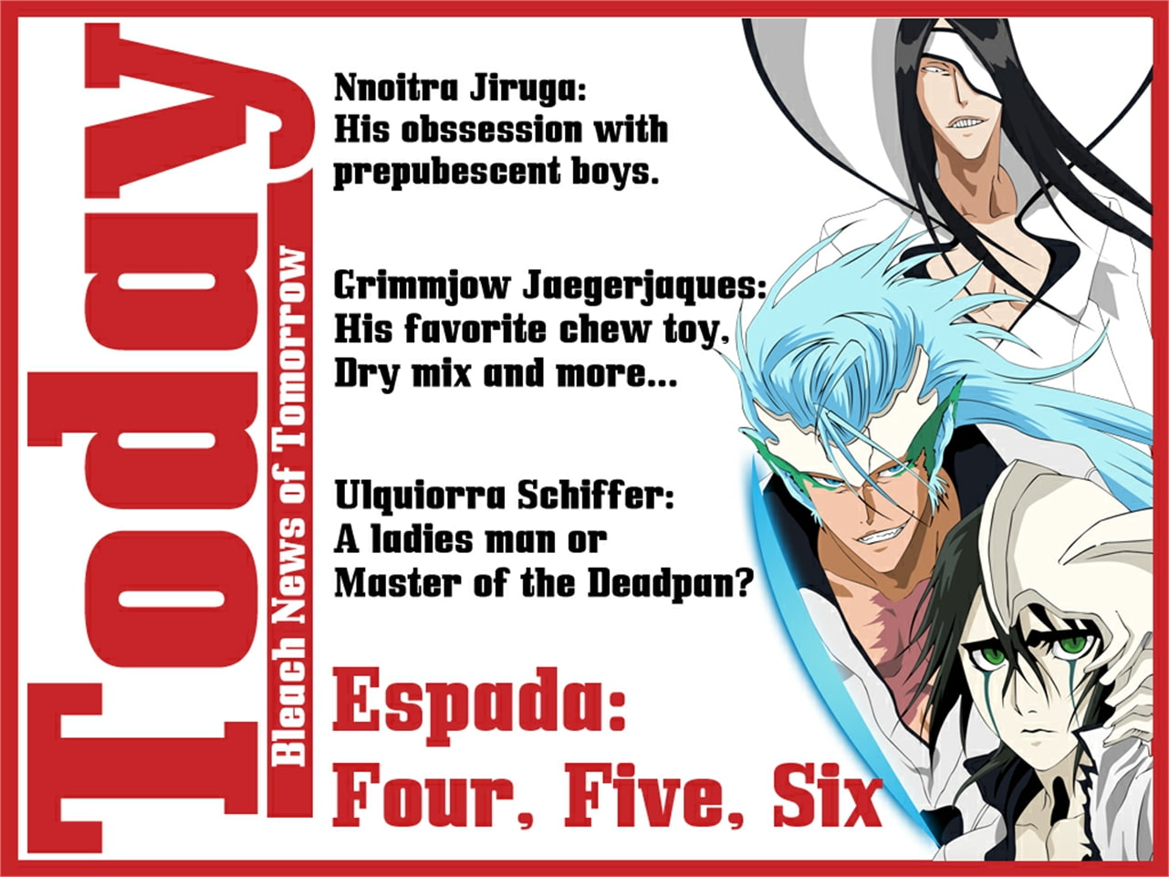 720P, Grimmjow Jaegerjaquez, Nnoitra Gilga, Bleach, Ulquiorra Cifer, HD Wallpaper