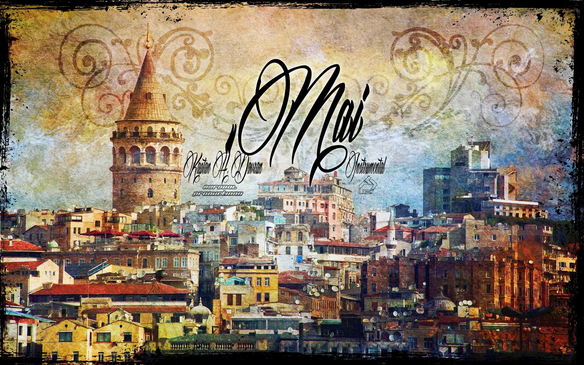creativity, digital composite, music, art and craft, 1080P, outdoors, full frame, building exterior, day, graffiti, communication, wall - building feature, HD Wallpaper