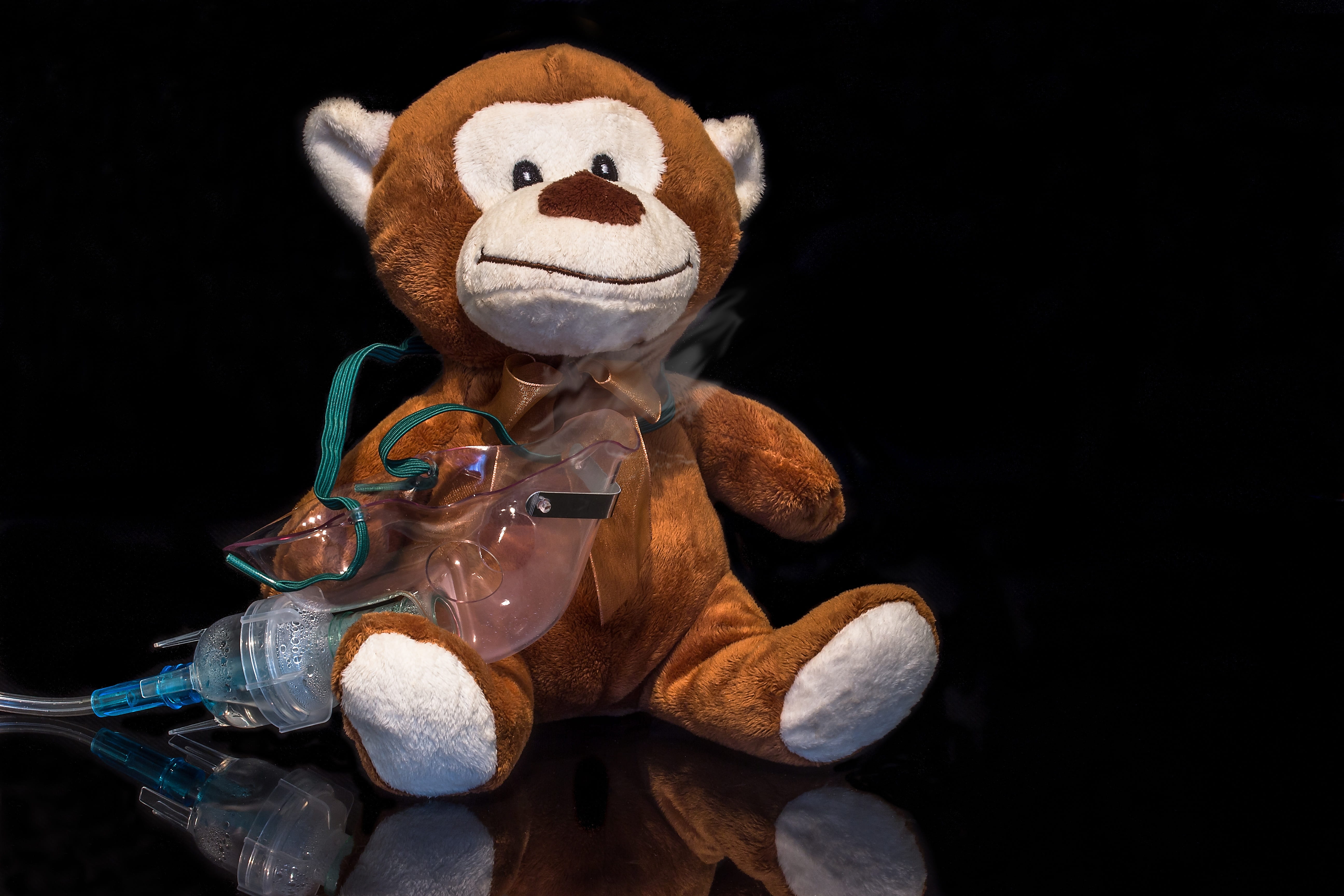 human representation, aerosol, moist air, indoors, liquid medication, studio shot, moistened air, stuffed toy, close-up, healthcare and medicine, obscuring, HD Wallpaper