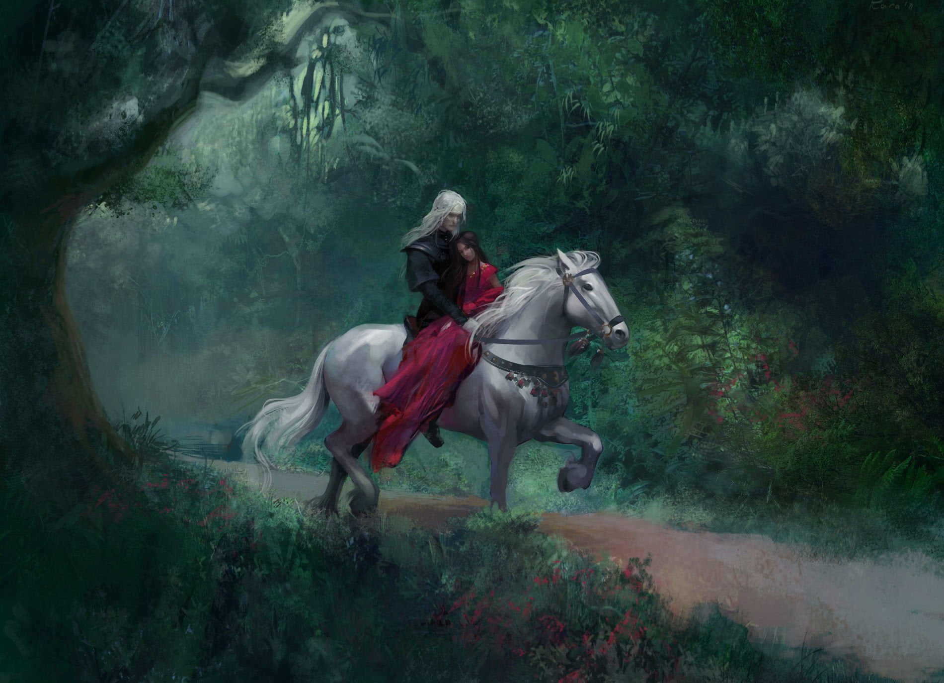 full length, painting, working animal, horse, mammal, outdoors, vertebrate, animal themes, riding, motion, herbivorous, animal wildlife, domestic, domestic animals, HD Wallpaper