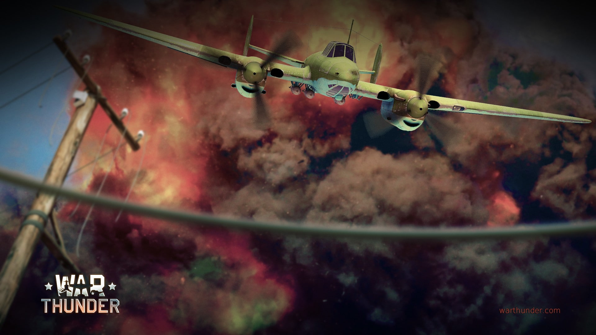 airplane, Gaijin Entertainment, video games, 1080P, War Thunder, HD Wallpaper