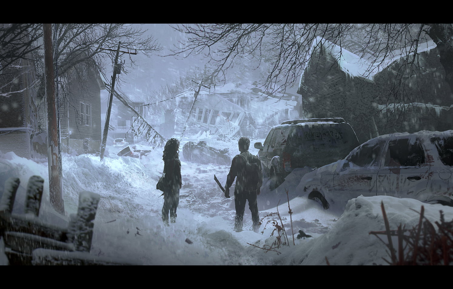 walking, 720P, tree, transfer print, apocalyptic, leisure activity, group of people, outdoors, adult, auto post production filter, video games, men, man, HD Wallpaper