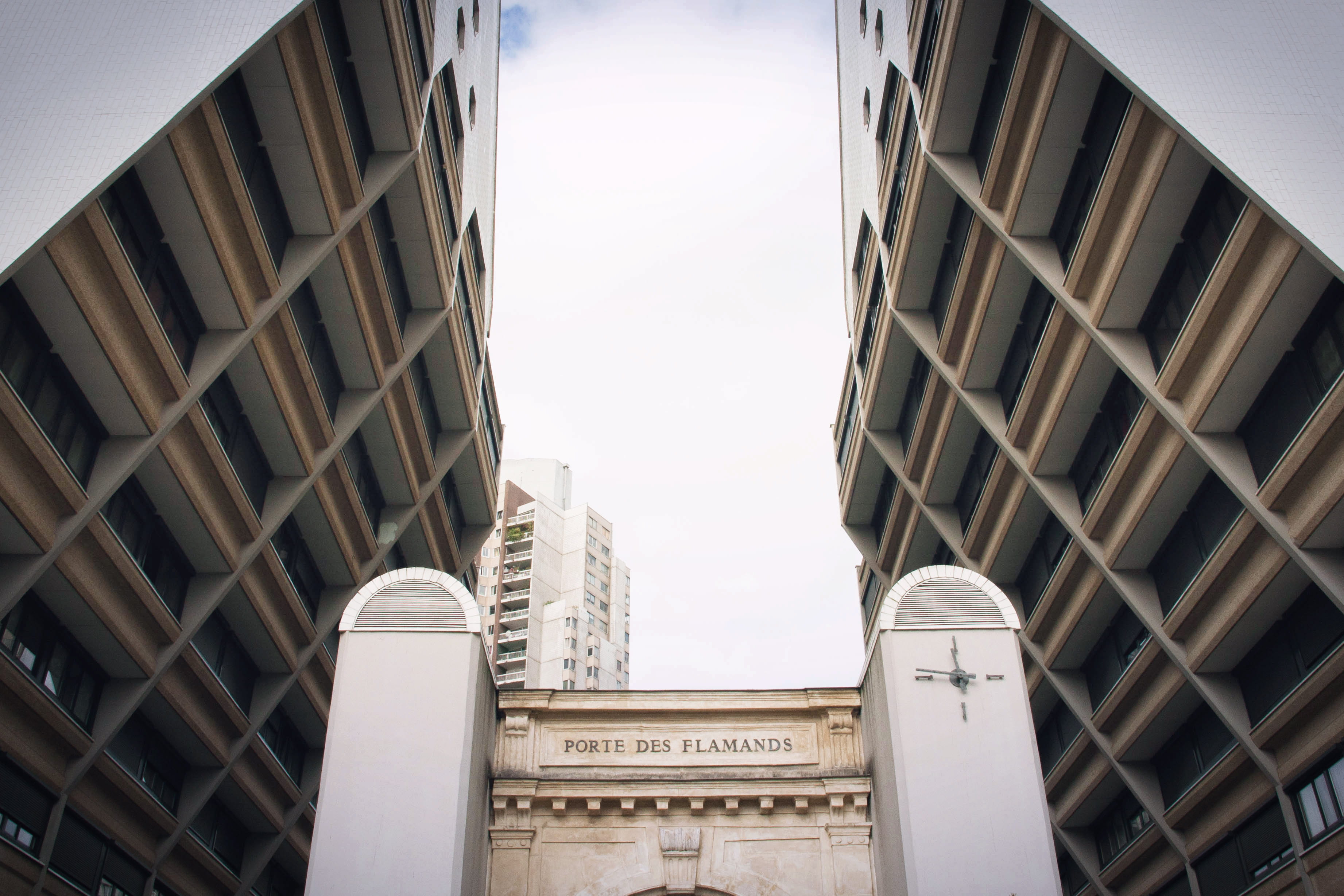 cityscape, city, building, day, brutalism, tower, window, flamands, de, apartment, built structure, travel destinations, van, modern architecture, sky, HD Wallpaper