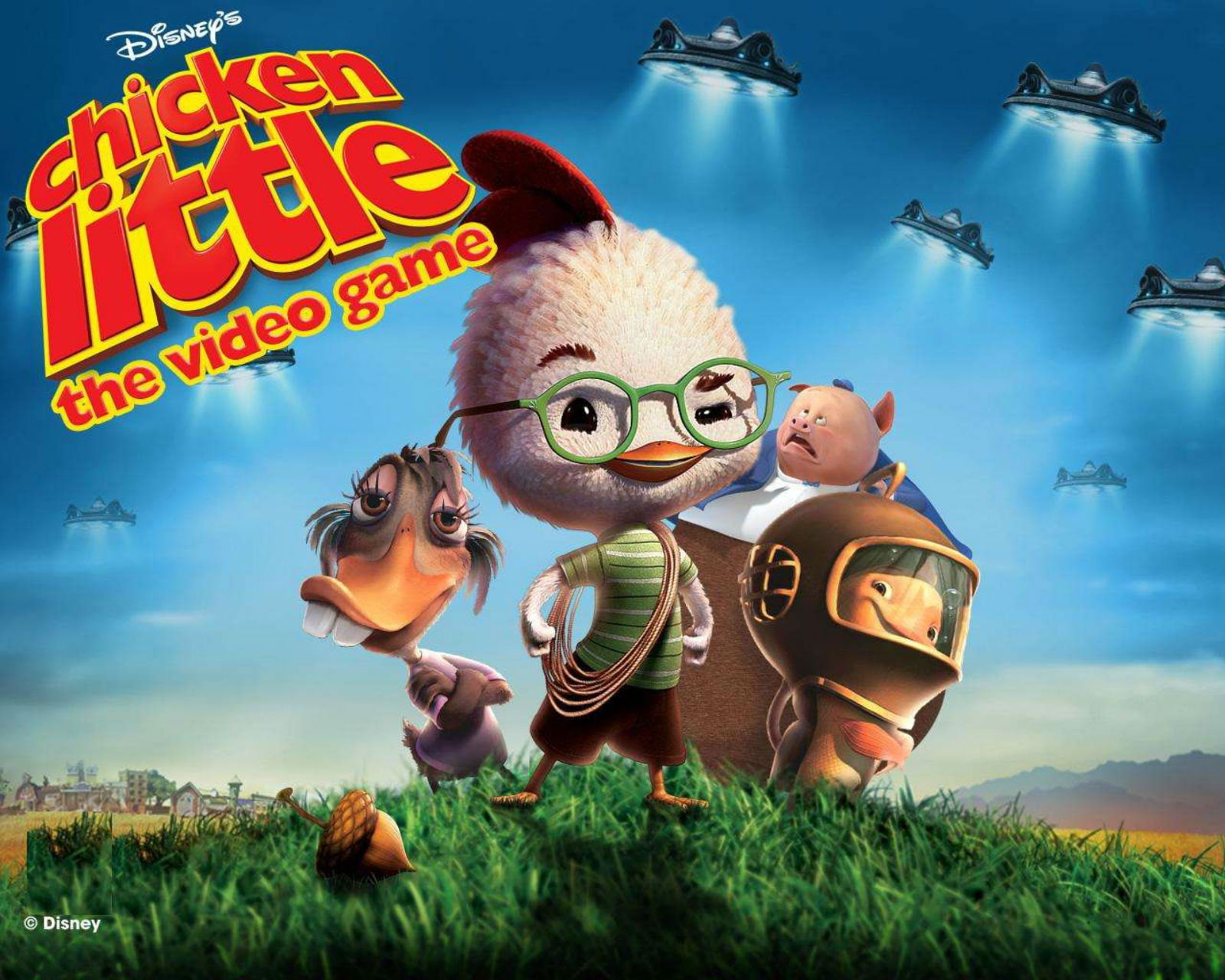bird, adventure, dismey, little, comedy, chicken, 720P, chicken-little, family, animation, HD Wallpaper