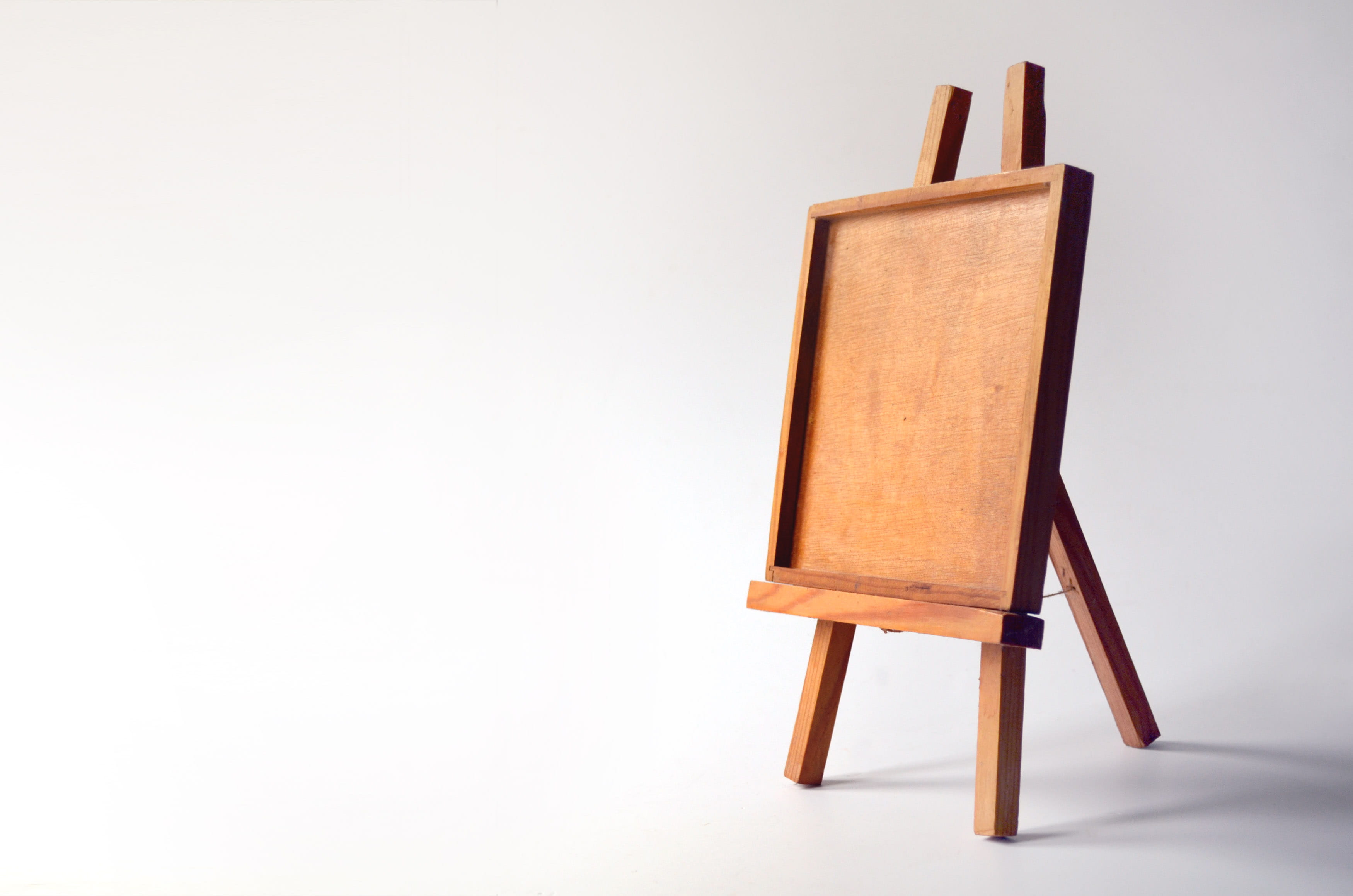 single object, indoors, stand, brush, studio shot, copy space, seat, easel, white background, paintbrush, chair, arts culture and entertainment, creativity, HD Wallpaper