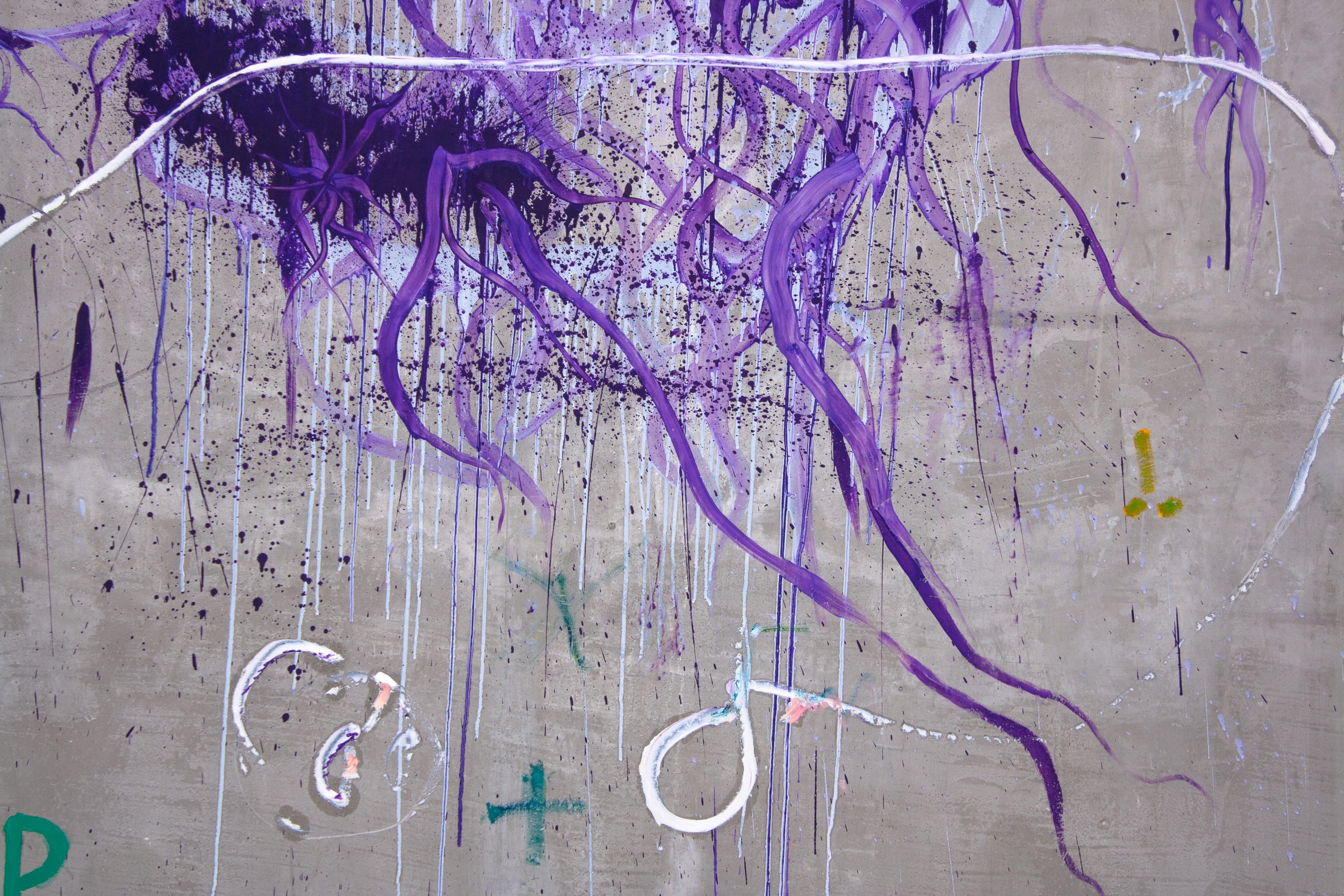 spb, wall - building feature, built structure, messy, art and craft, plash, rough, architecture, grunge, colorful, pink color, 4K, old, wall, color, paints, HD Wallpaper