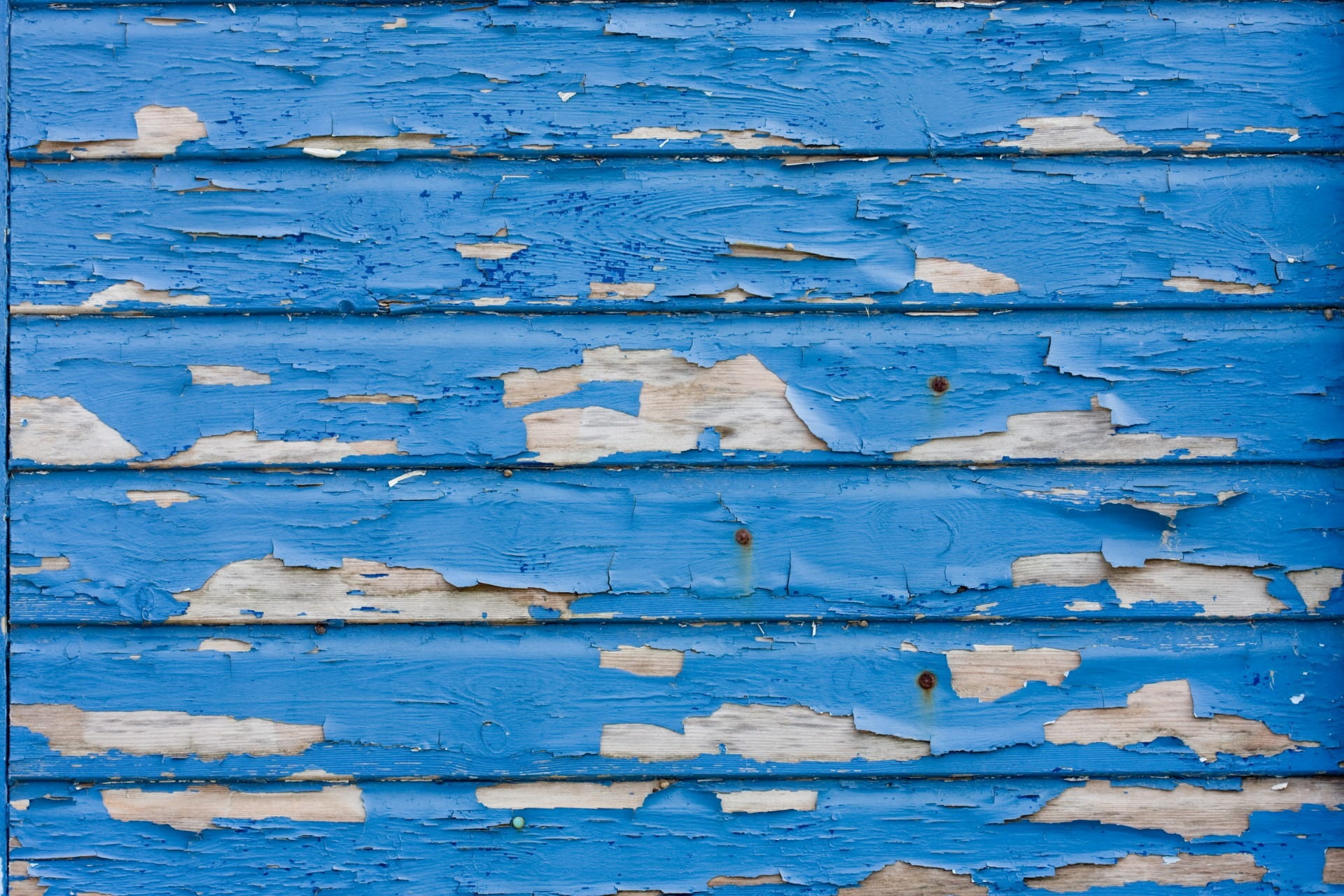 wall - building feature, decline, built structure, wood, pattern, full frame, run-down, deterioration, blue, paint, dirty, flaking, grunge, dried, image, HD Wallpaper