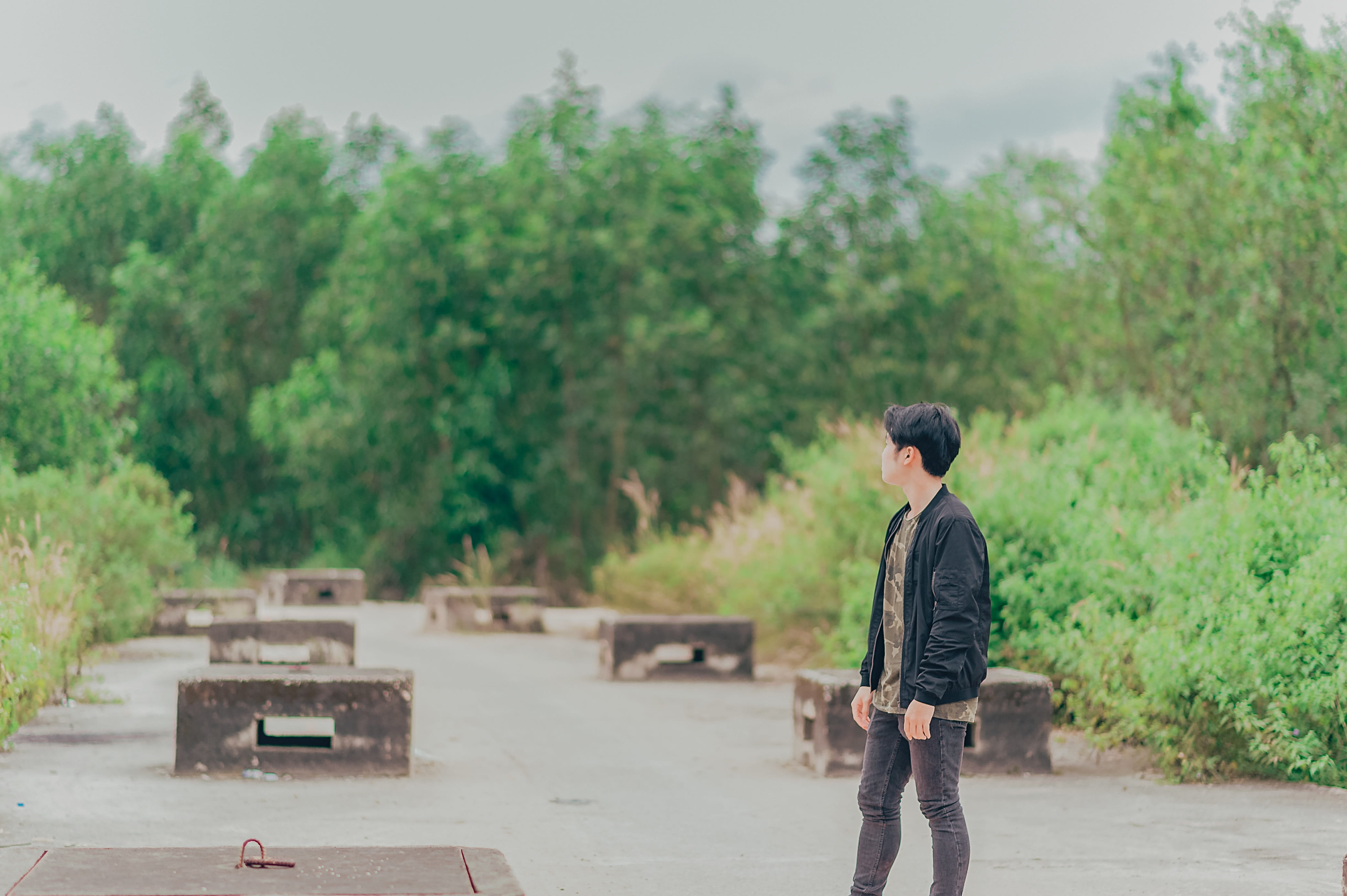 growth, lonely, women, people, man, walking, casual clothing, day, three quarter length, kid, rear view, one person, house, plant, alone, person, portrait, HD Wallpaper