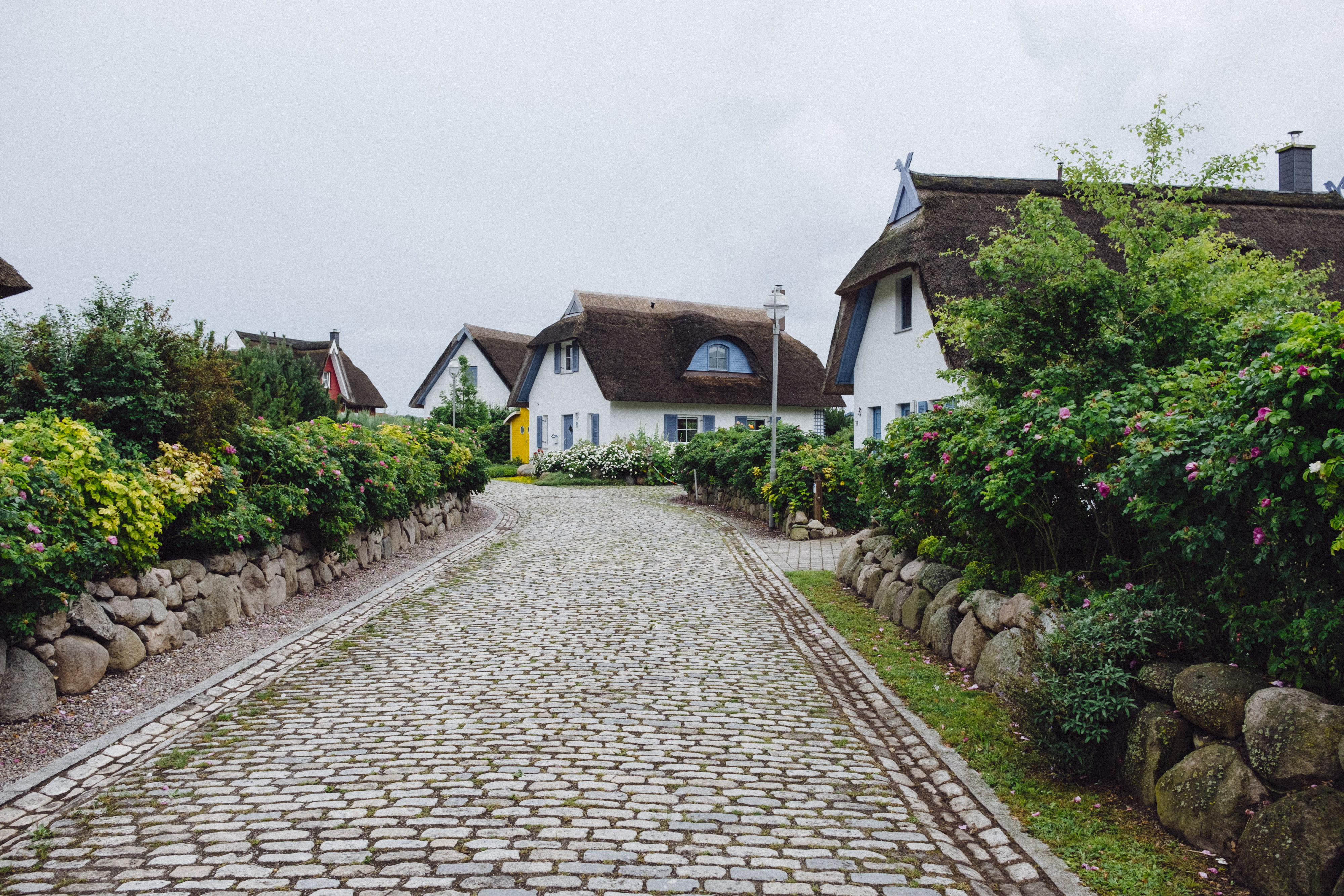 peninsula, heritage, ruegen, putgarten, city, vitt, coastal, direction, lawn, nature, the way forward, water, idyllic, travel, architecture, rugia, thatched, HD Wallpaper