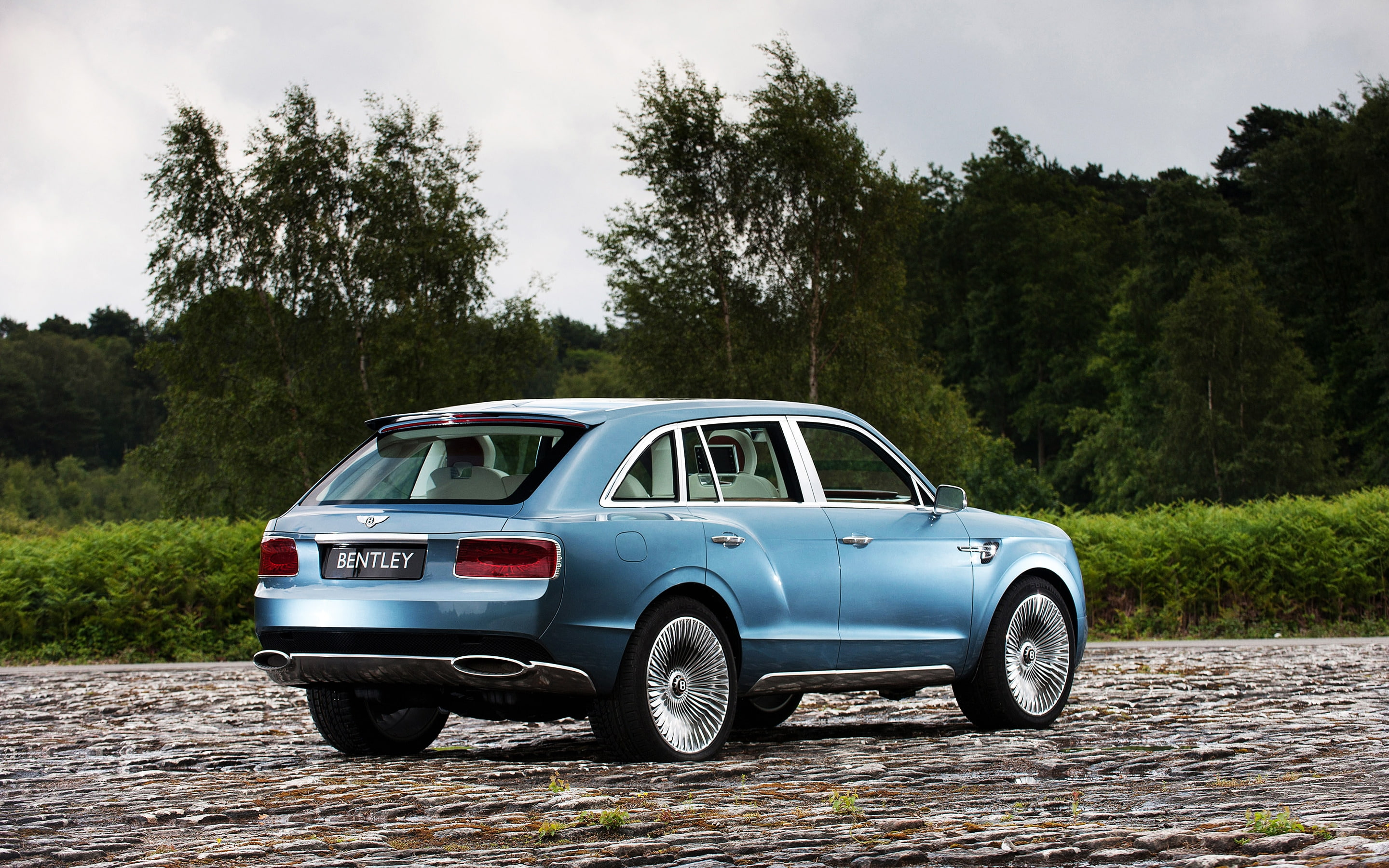 Bentley Concept, rear, Bentley SUV, Bentley Concept Car, Bentley EXP 9 F, 2K, f, concept, exp, bentley, HD Wallpaper