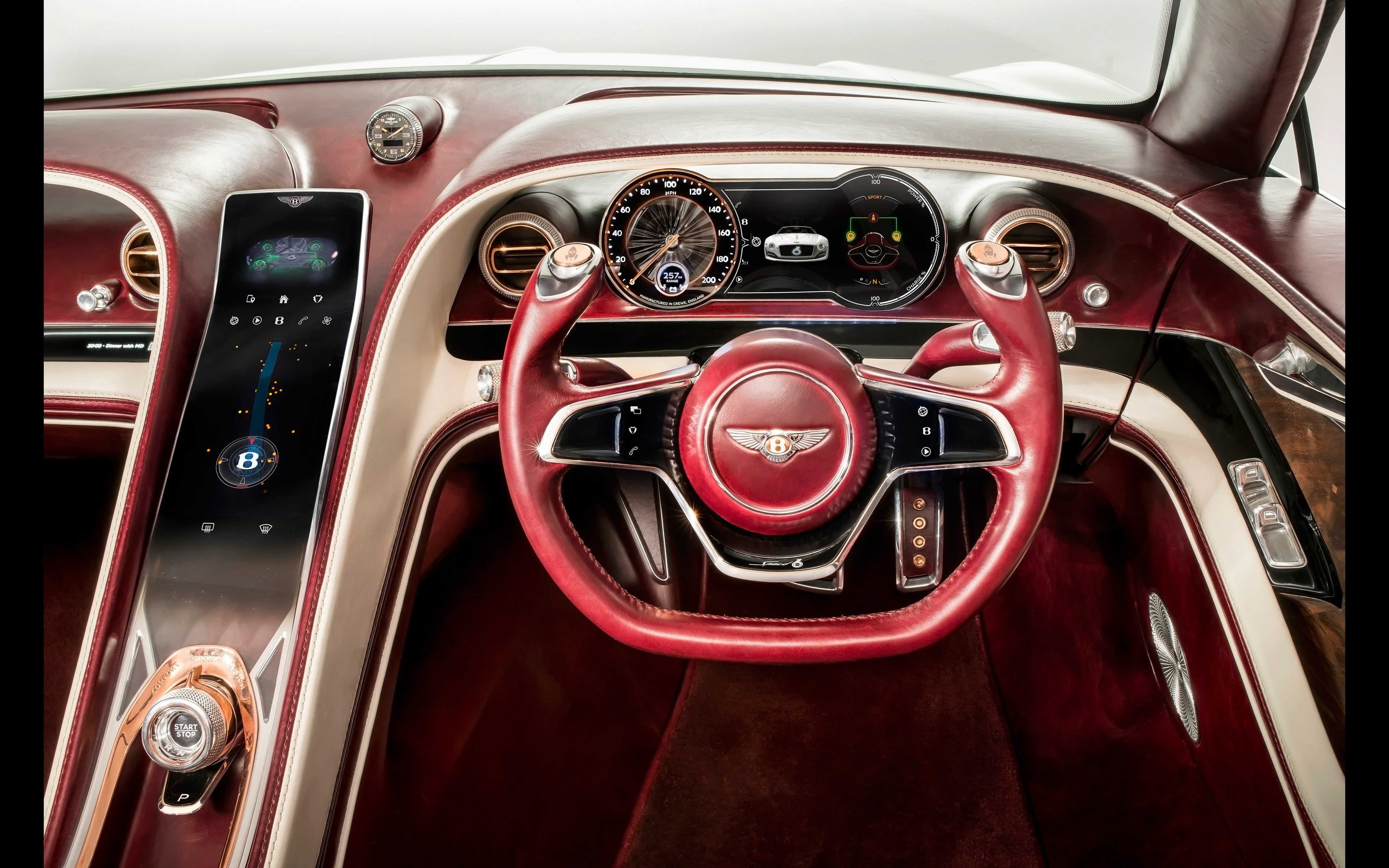 vehicle, auto, exp, luxury, 4K, 12-speed, automobile, car, 6-e, 2017, concept, bentley, HD Wallpaper