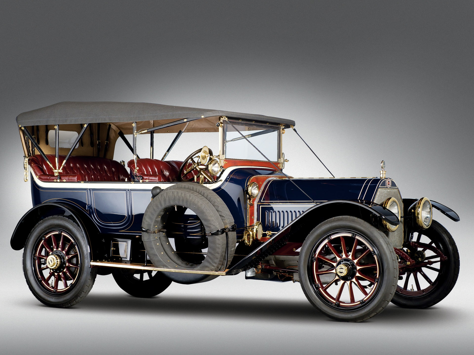 antique, hd, touring, 6, 1913, art, 13, automobile, 1080P, model, alco, cars, HD Wallpaper