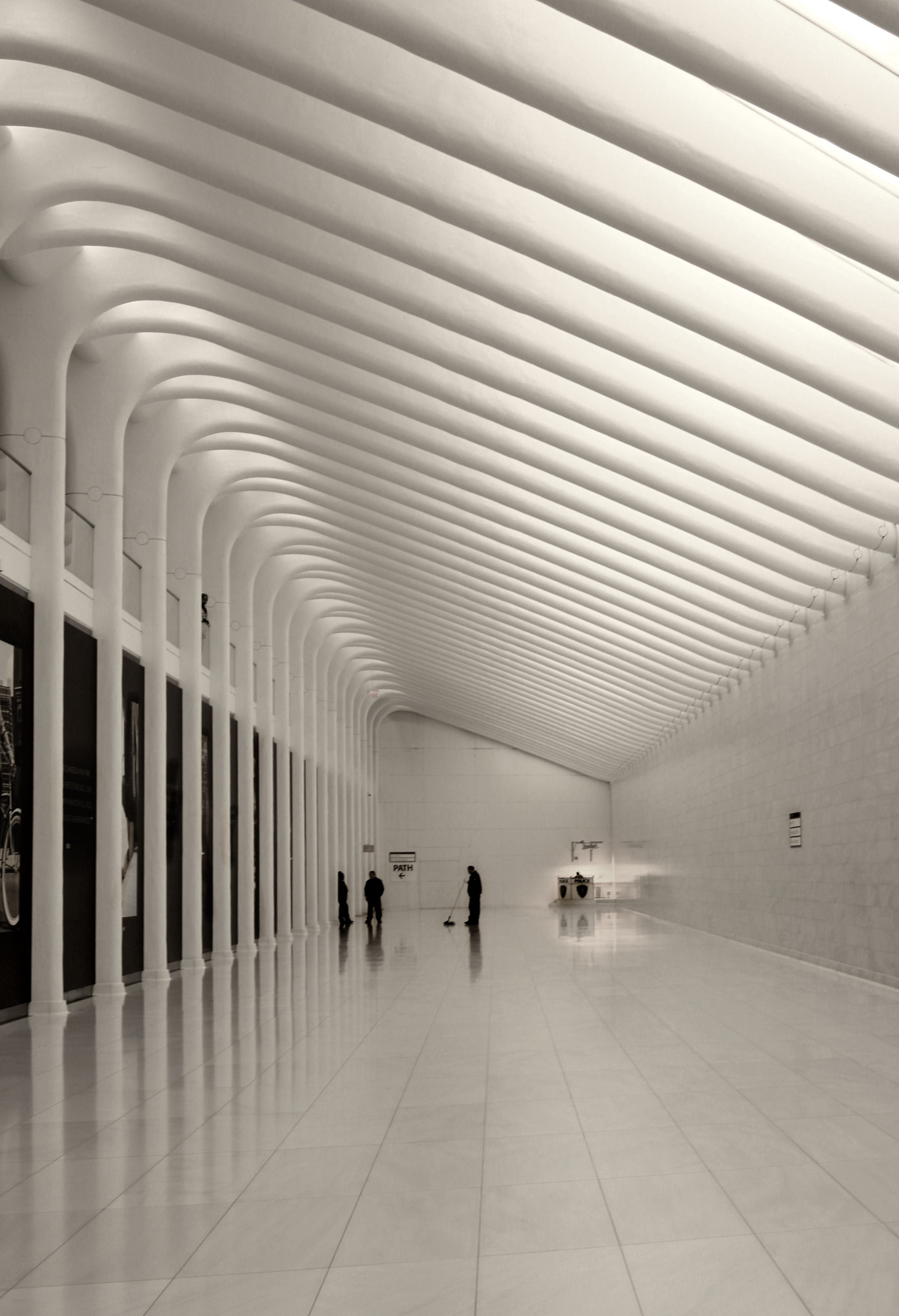 built Structure, passage, men, indoors, arcade, the way forward, urban, subway, entrance, light, flooring, 4K, people, ceiling, bright, modern, interior, Phone HD Wallpaper