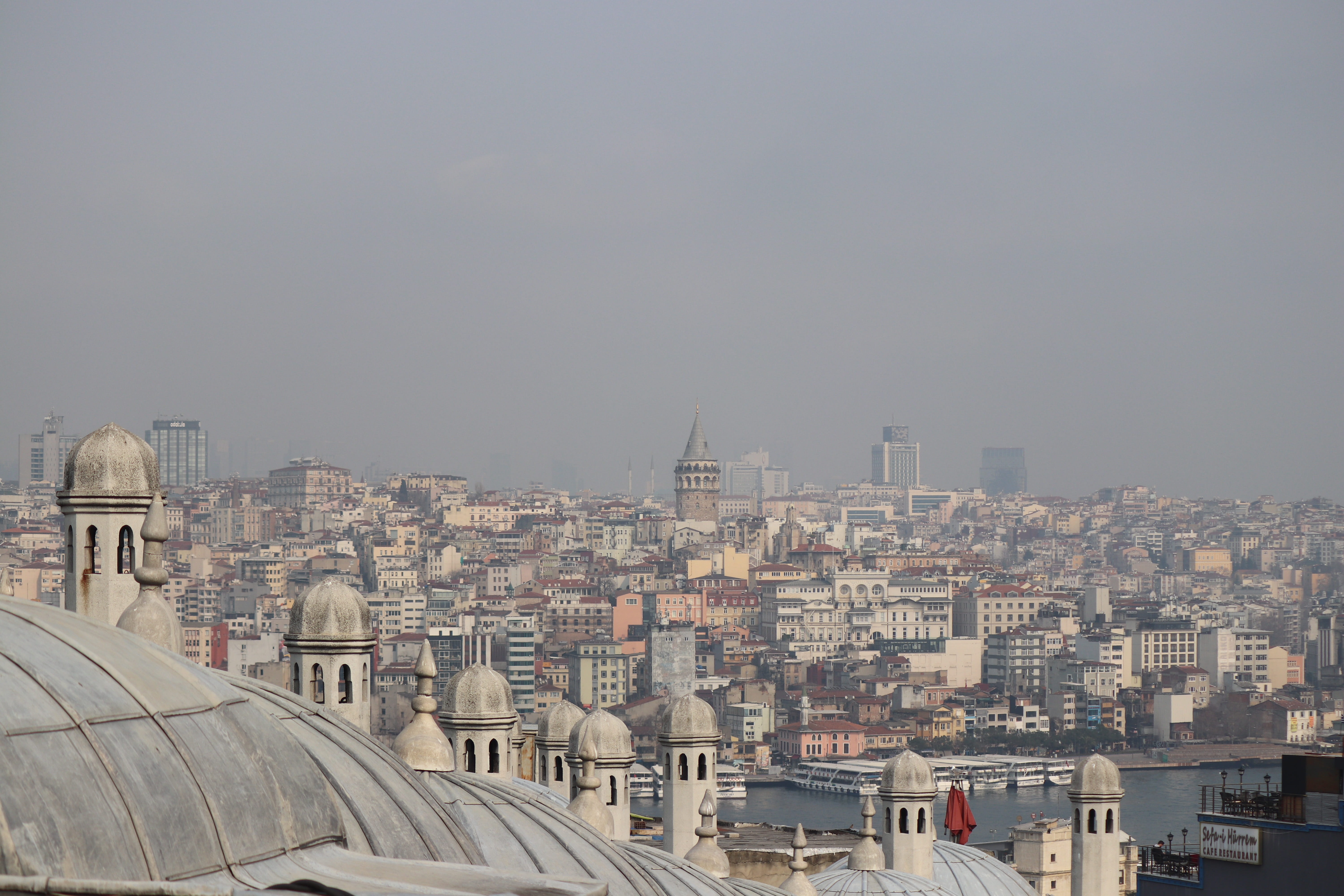 outdoors, residential district, turkish bath, galata tower, 5K, nature, skyscraper, galata, cityscape, aesthetics, building, high angle view, dome, beautiful, HD Wallpaper