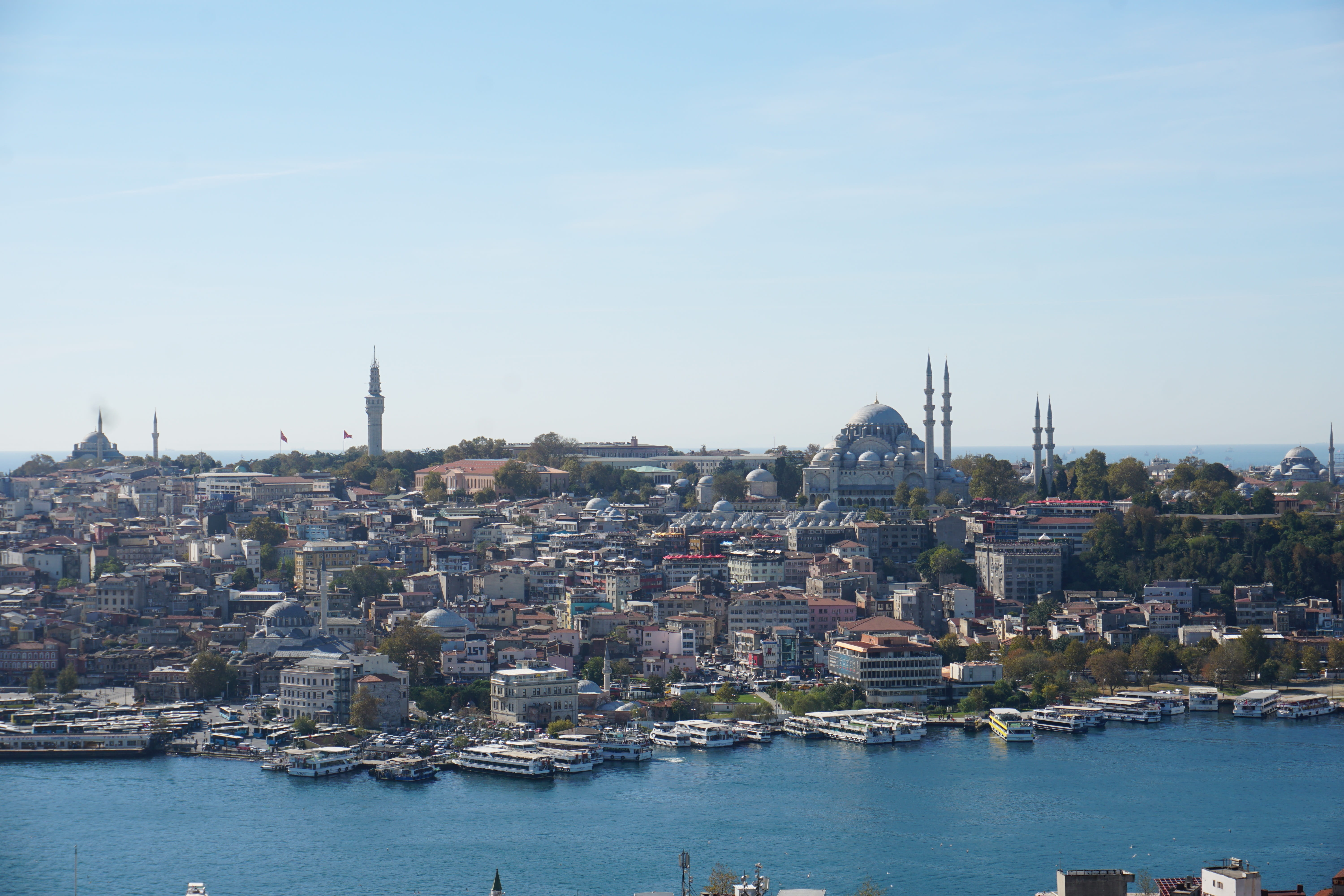 no people, spirituality, city, cityscape, süleymaniye, place of worship, 5K, day, built structure, cami, architecture, water, outdoors, nature, building exterior, HD Wallpaper
