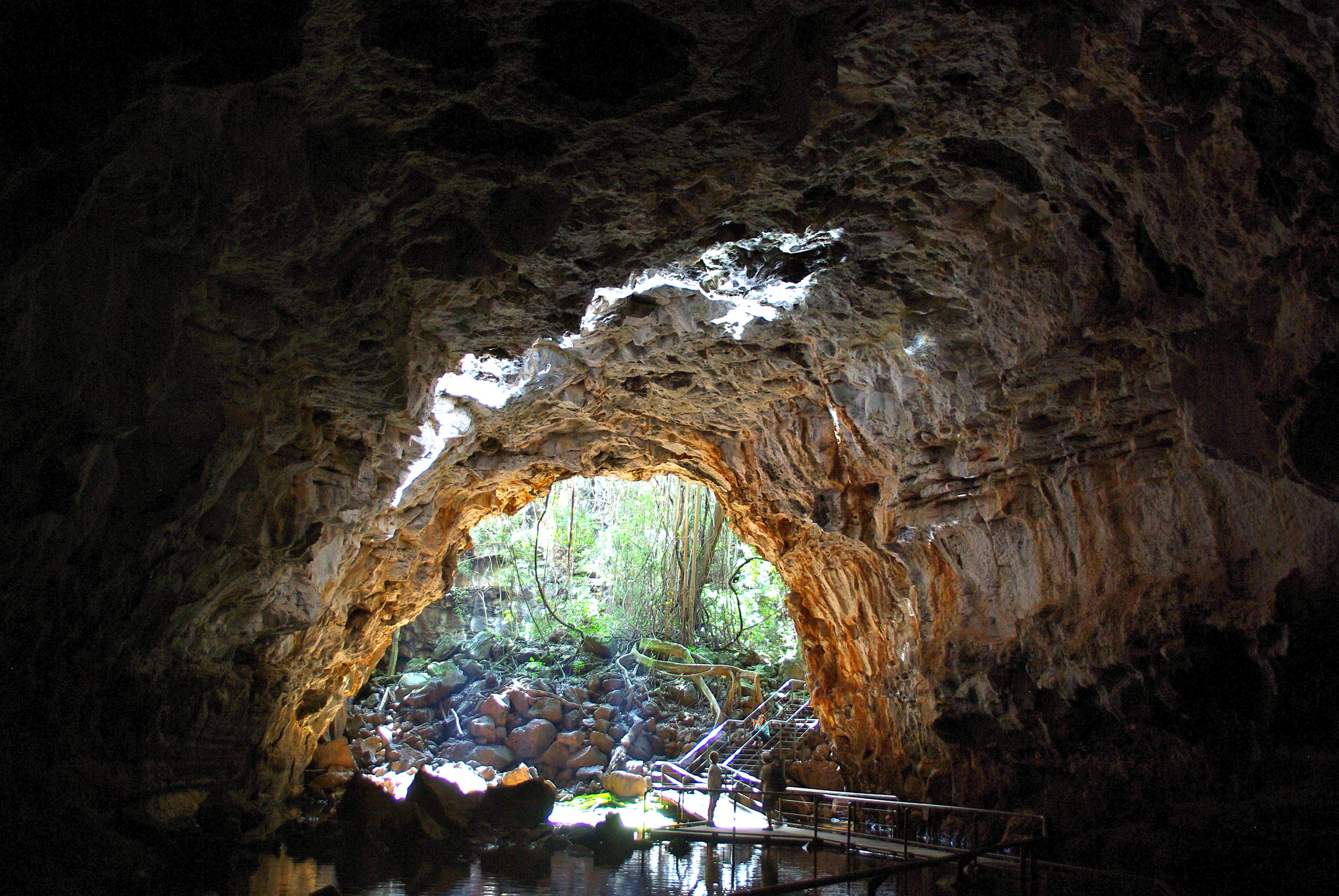 black, mystery, deep, photo, no people, built structure, caving, leafed, rock, brown, geology, natural arch, mineral, rock - object, day, darkness, rock formation, HD Wallpaper