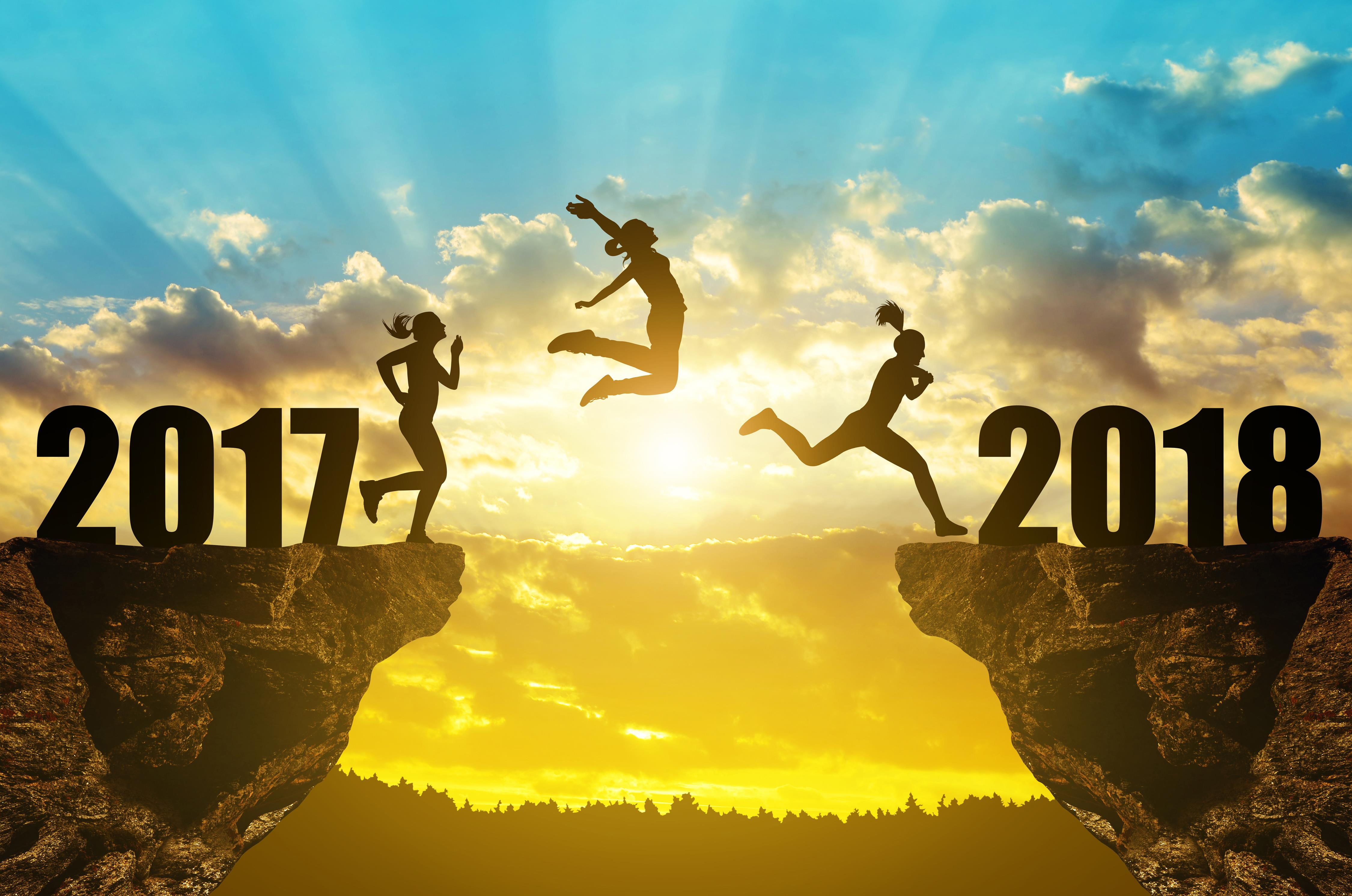 4K, feliz, salto, paso, 2018, otro, HD Wallpaper